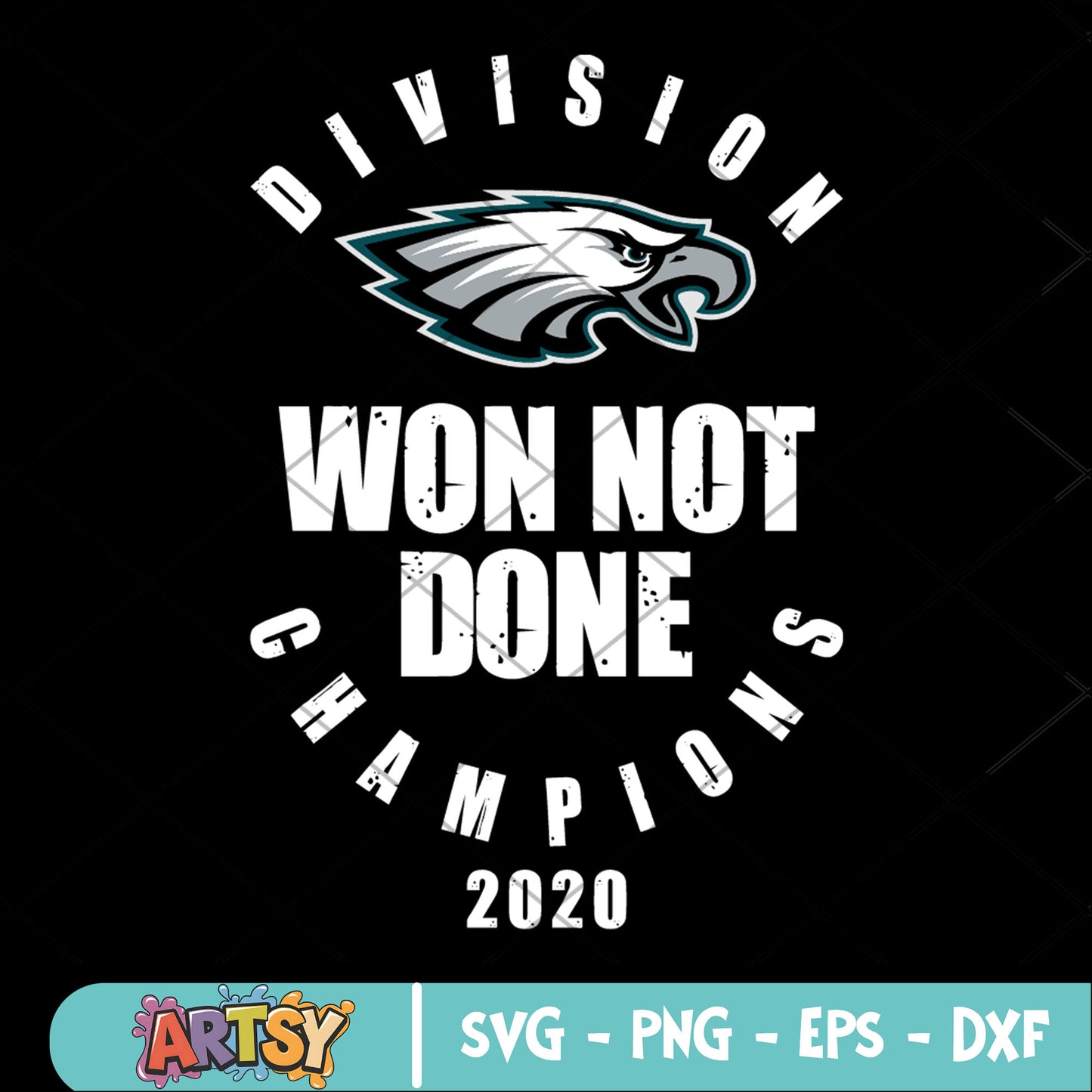 Division champion 2020 svg, Philadelphia Eagles svg, nfl football svg