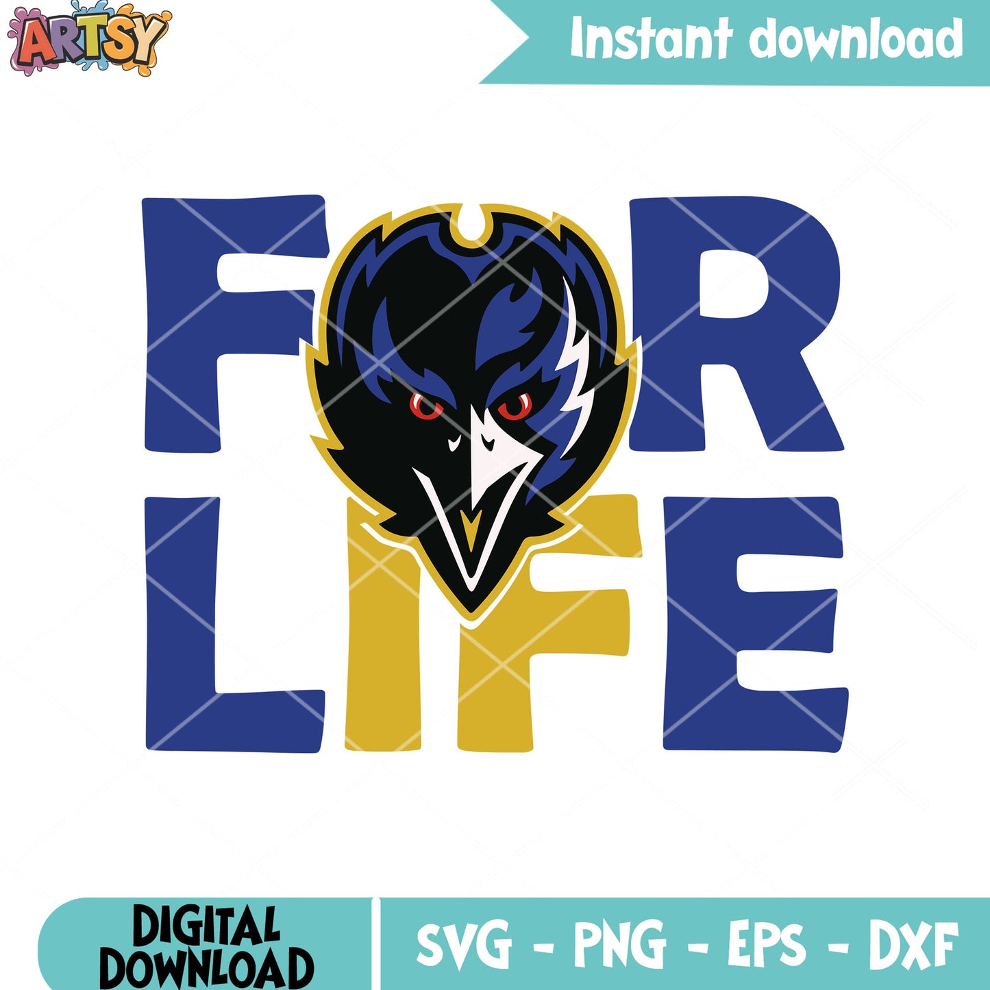 Falcon red eyes svg. national football leauge svg, baltimore ravens svg