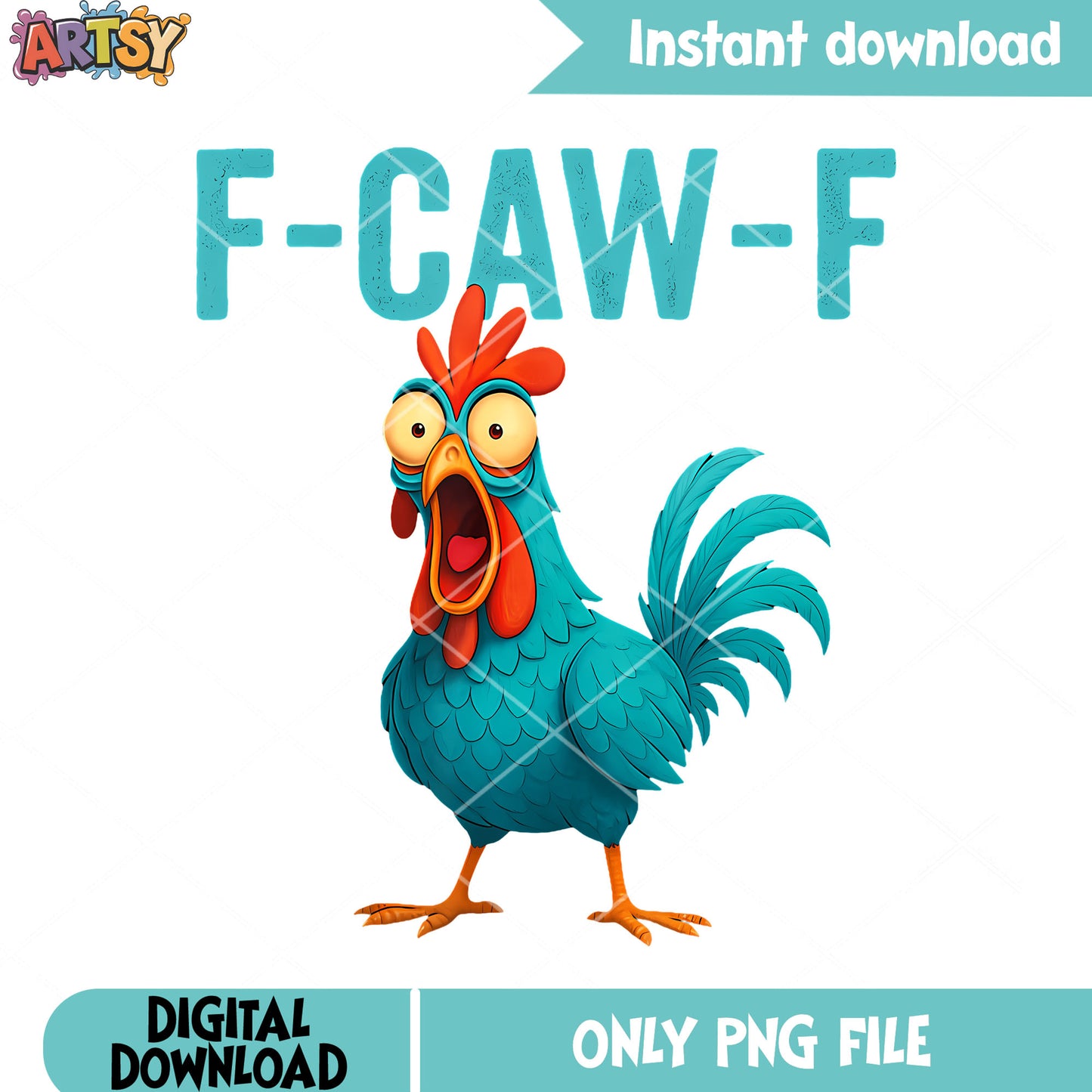 F caw f blue cock png, rooster meme png, huge rooster statue png