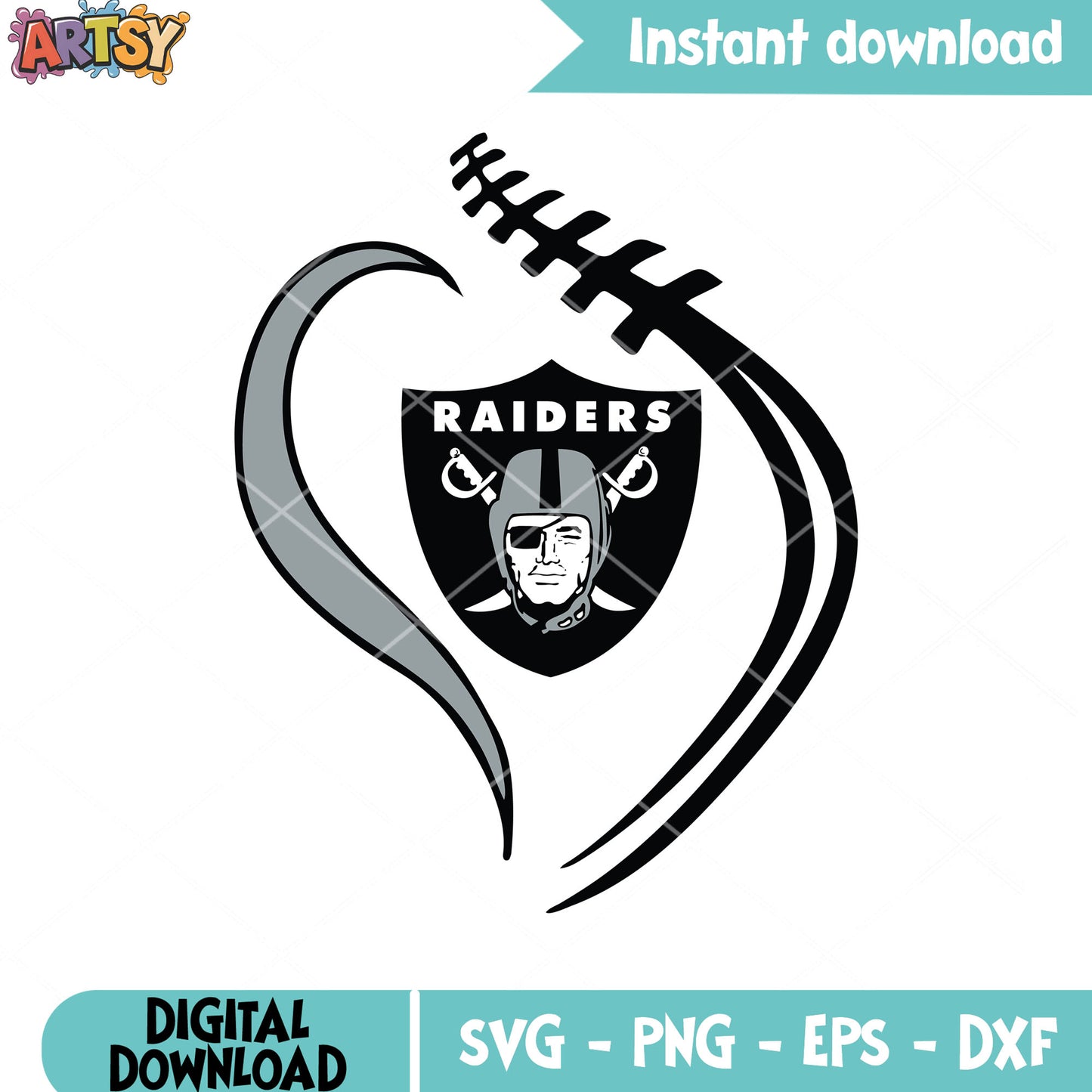 Fooball los angeles svg, raiders svg, national football leauge svg