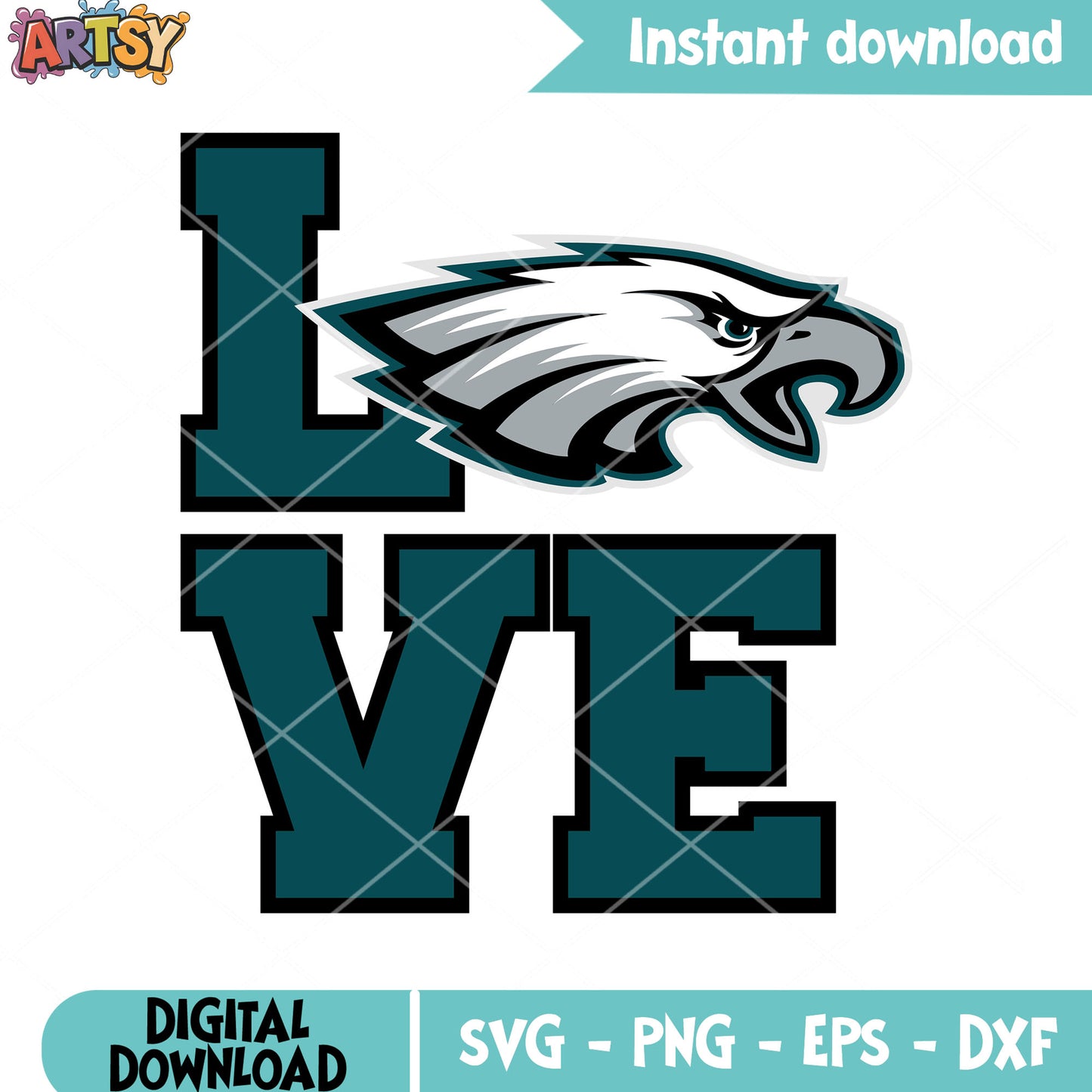 Football eagles teams svg, philadelphia eagles svg, nfl teams svg