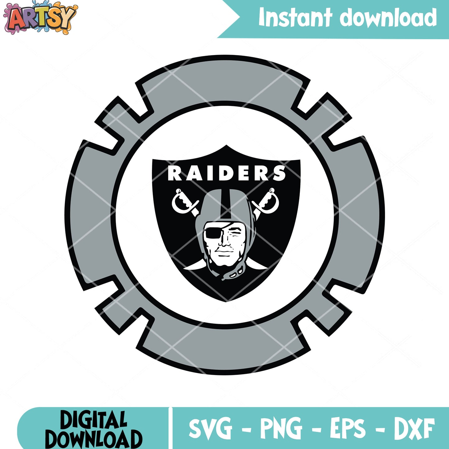 Football team of pirate svg, las vegas raiders svg, afc svg