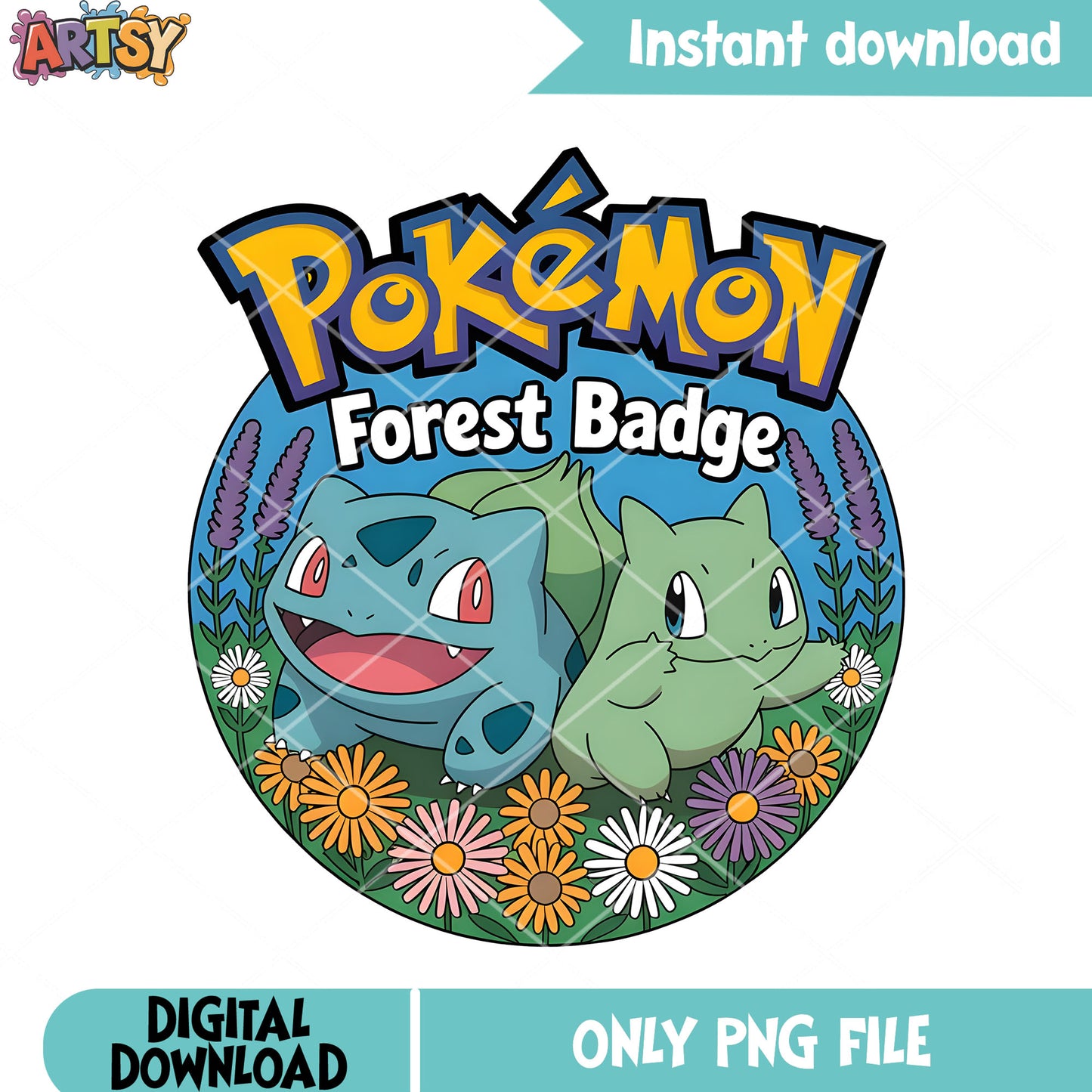 Forest badge bulbasaur png, nintendo switch png, pokemon baulbasaur png