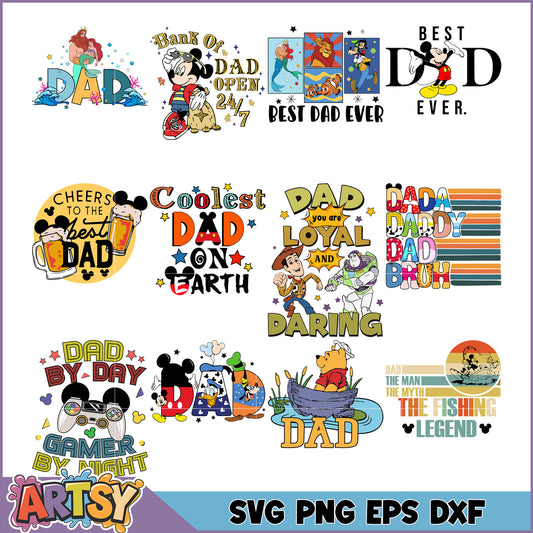 Fun SVG Bundle for Dads Cool Designs for Every Occasion