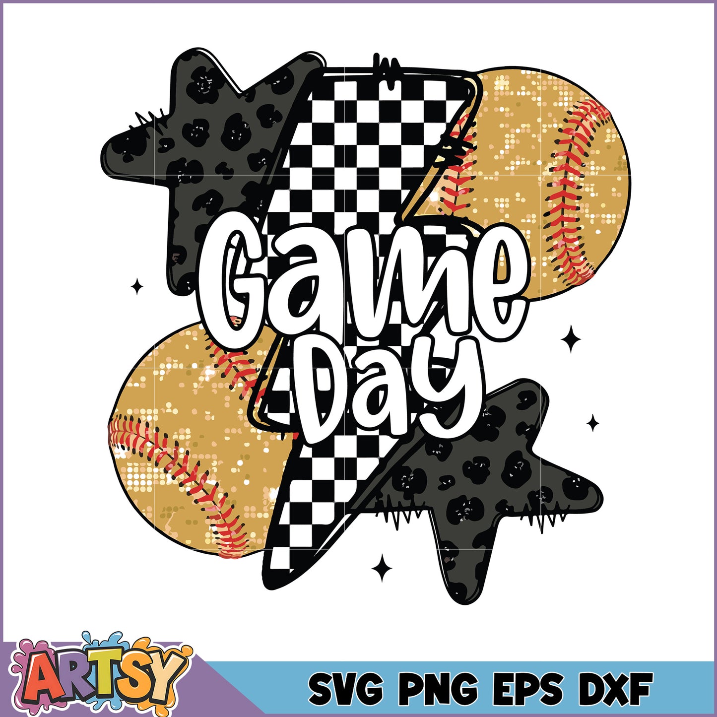 Game Day SVG Clipart for Baseball Enthusiasts and Fans