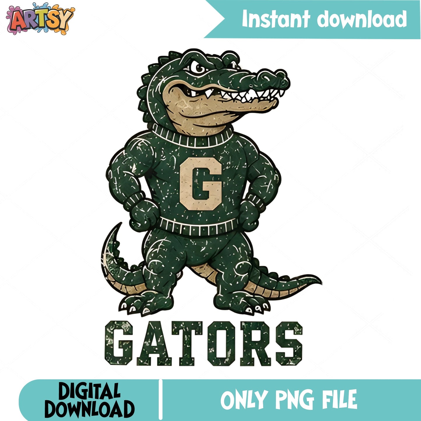 Gators Mascot PNG, Alligator Sports Team PNG, Football Game Day PNG