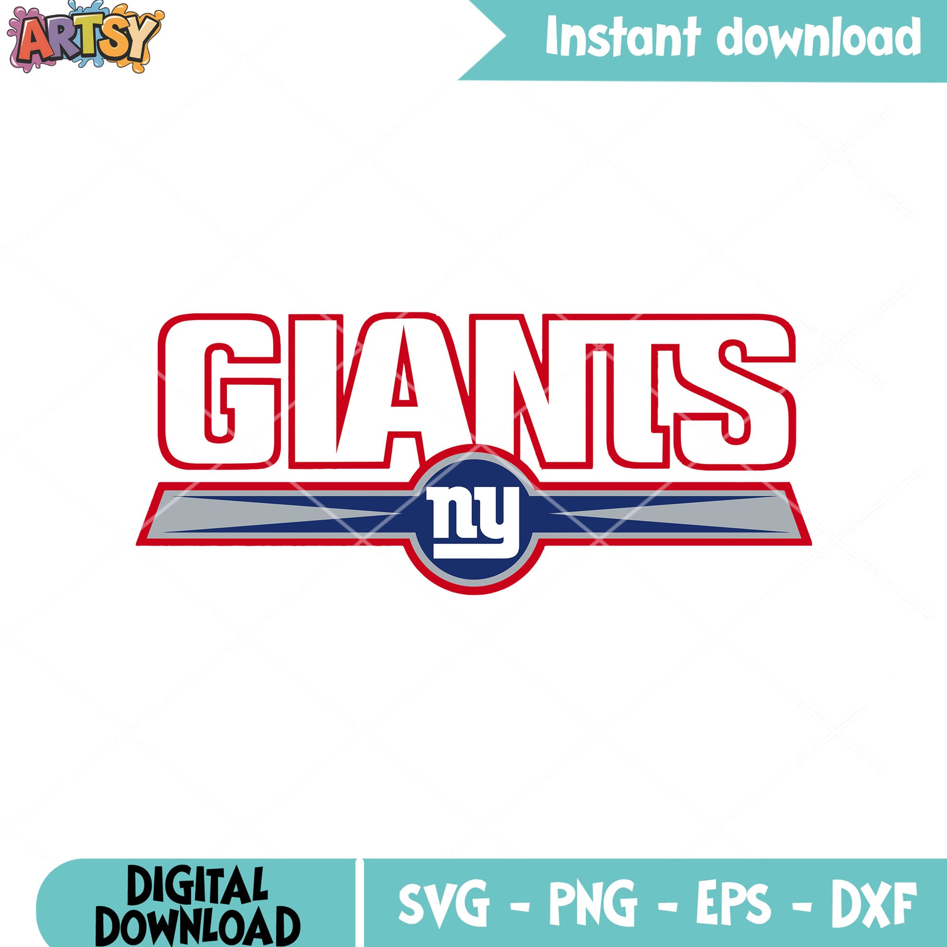 Giants logo football nfl svg, new york giants svg, super bowl svg