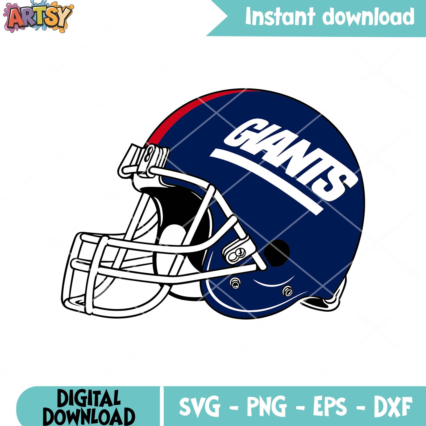 Giants navy blue nfl team svg, new york giants svg, nfl svg