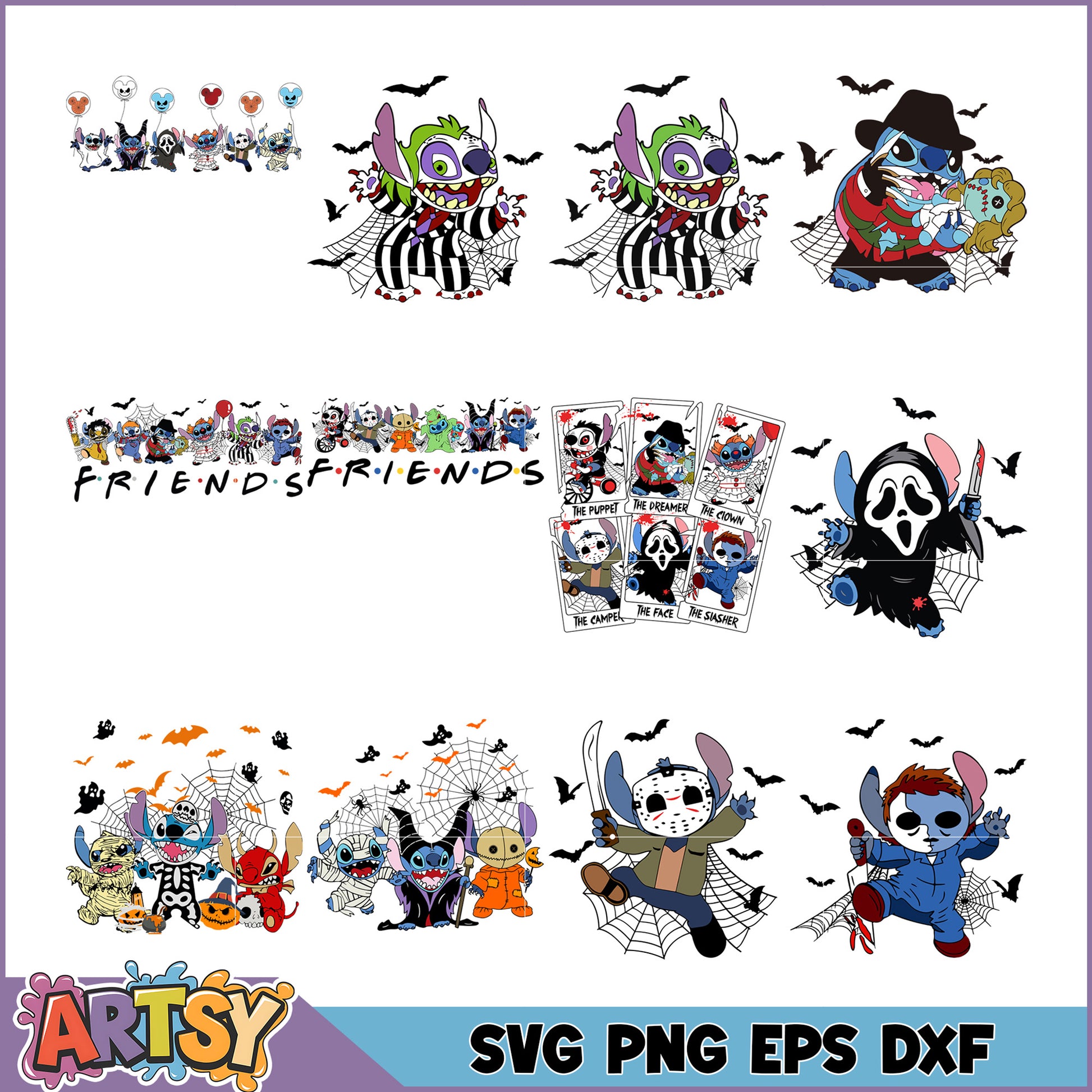Halloween Stitch SVG Bundle