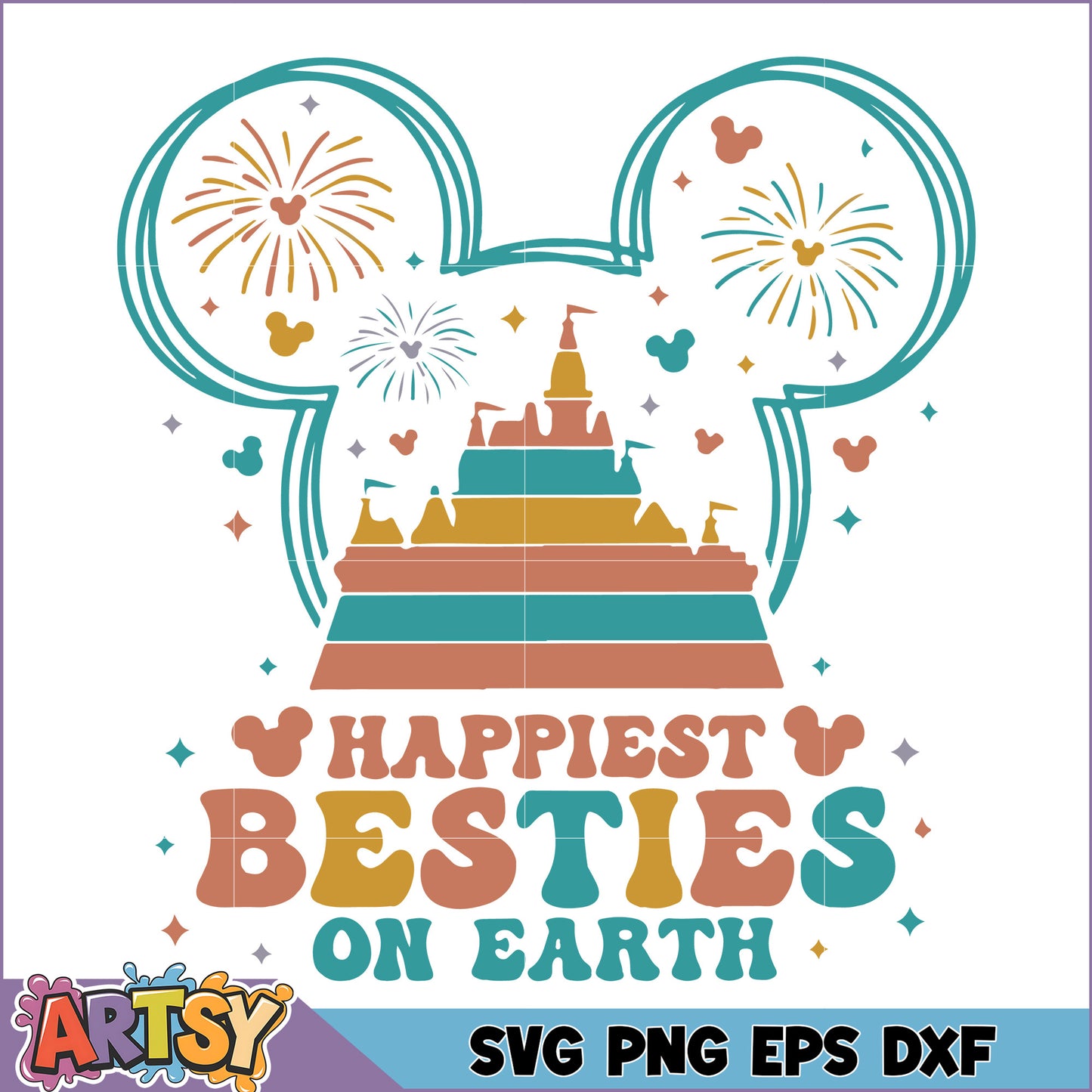 Happiest Besties on Earth SVG