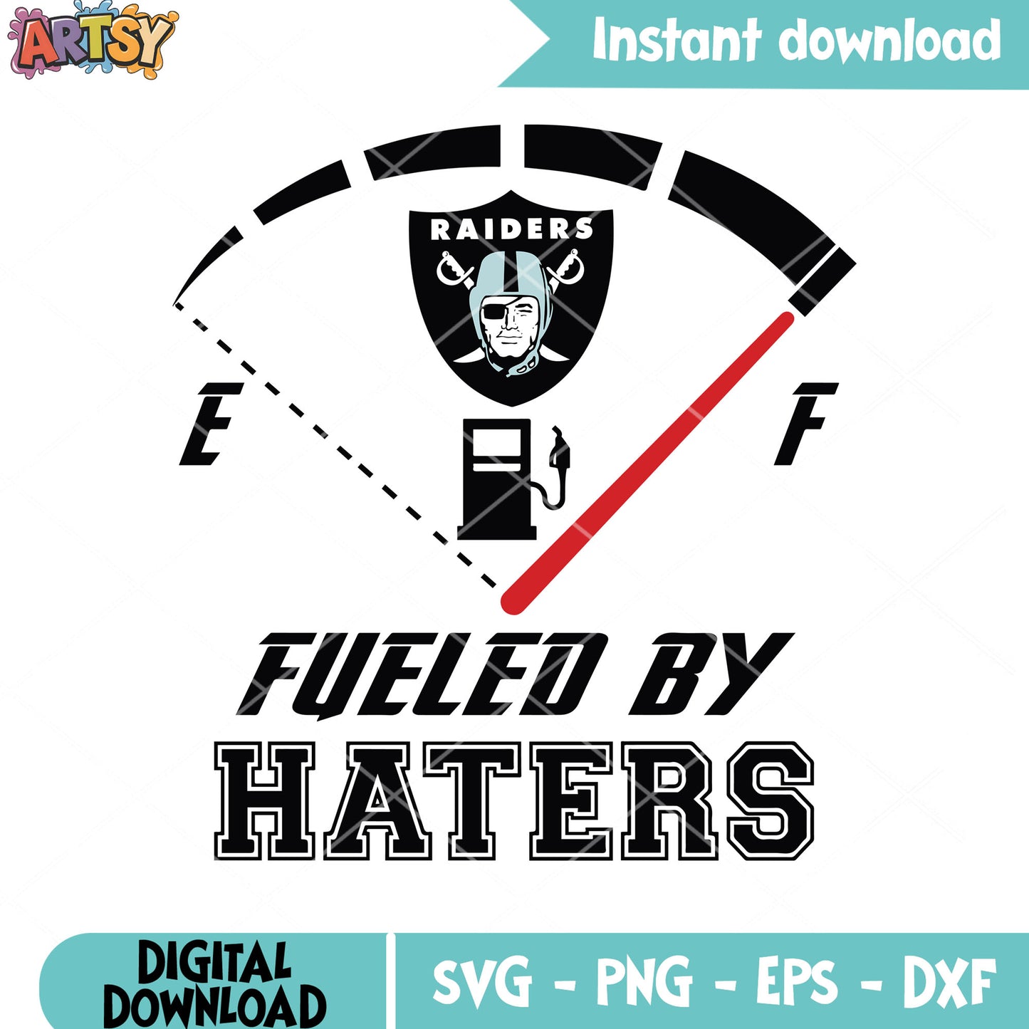 Hater fueled raiders ship svg, la raiders svg, los angeles svg