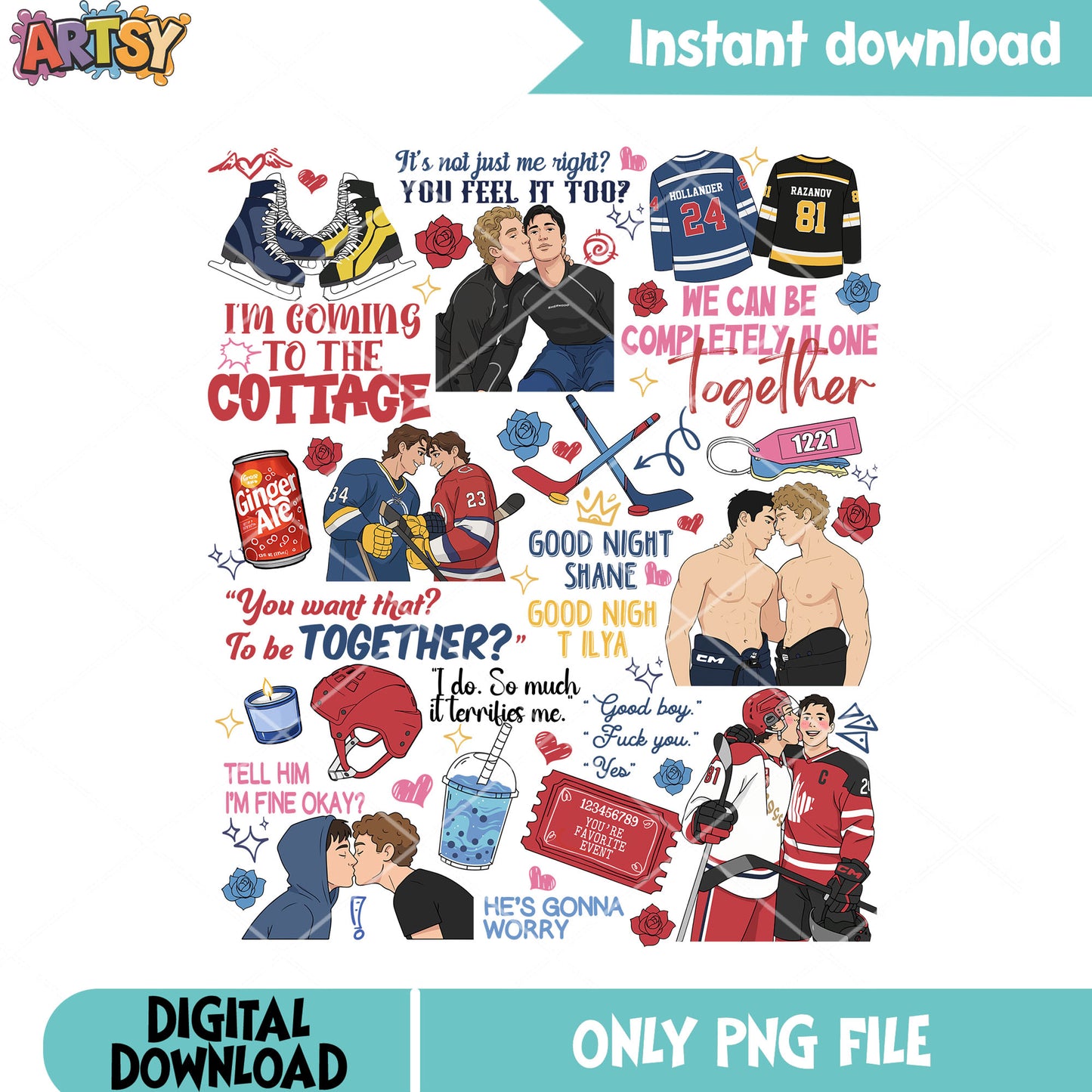 Heated Rivalry Quote back png, hockey vibes png, lgbt movie gifts png