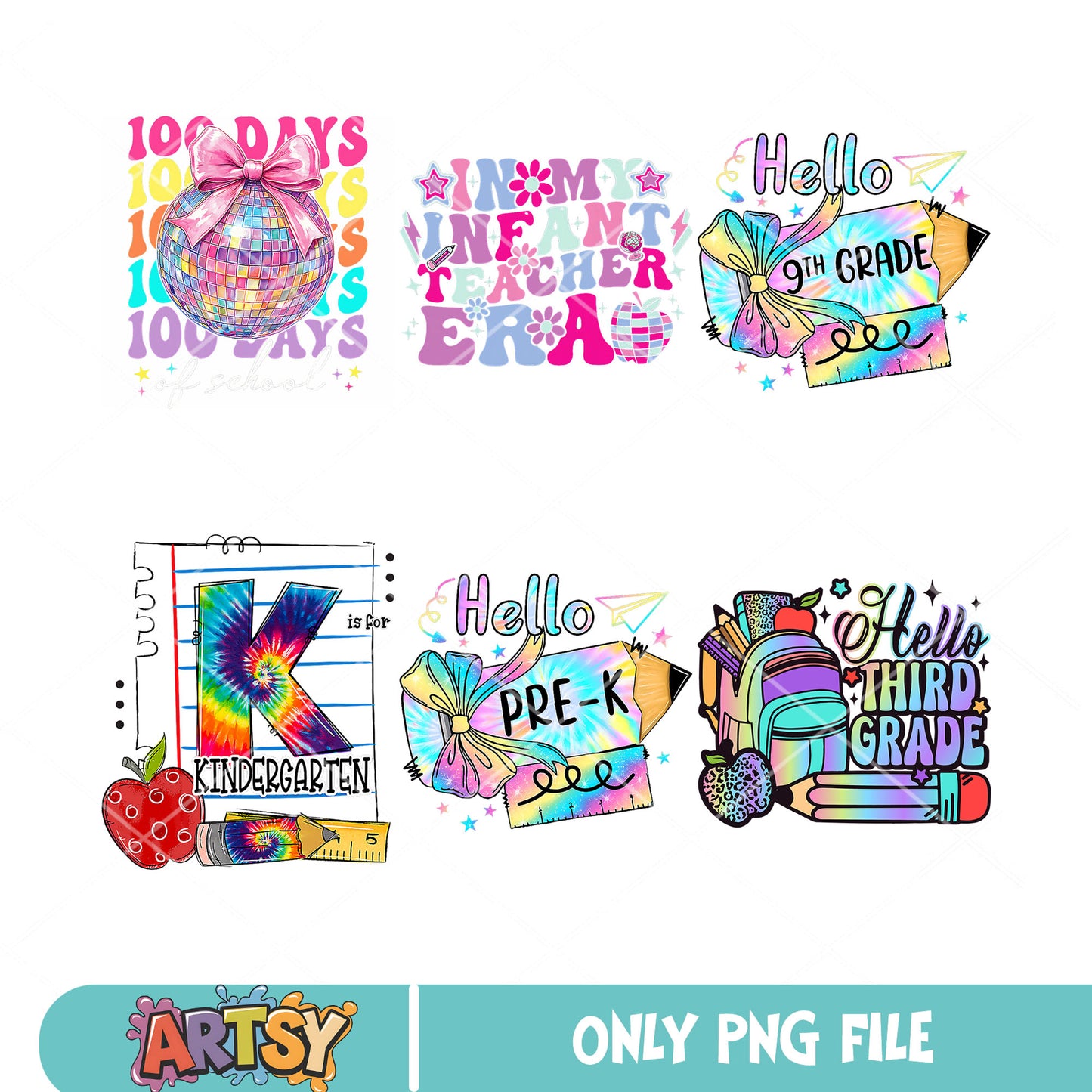 Hello grade pencil png bundle, grade school png, hello school png