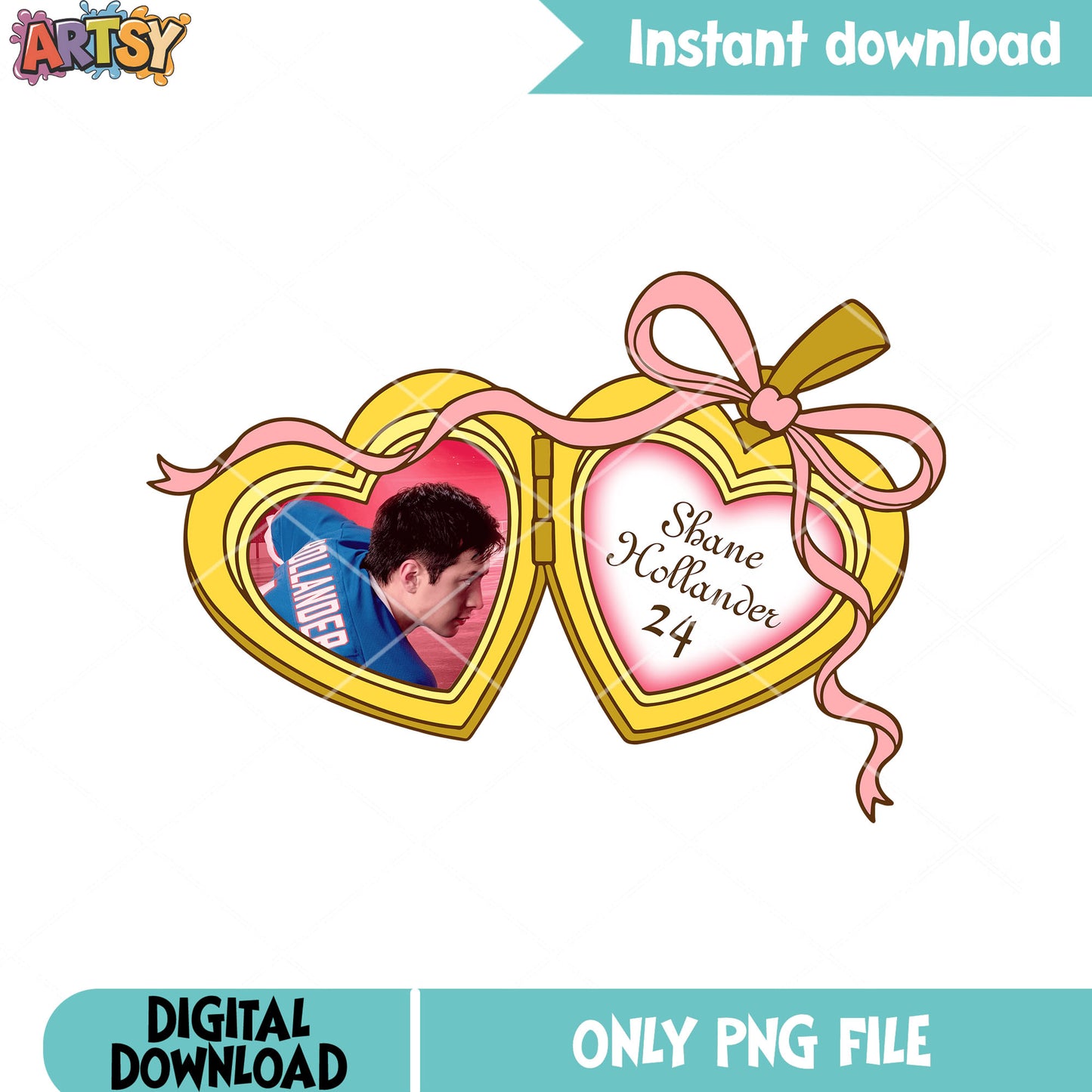 Hollande hollander Heart Locket png, shane hollander png, gay love png