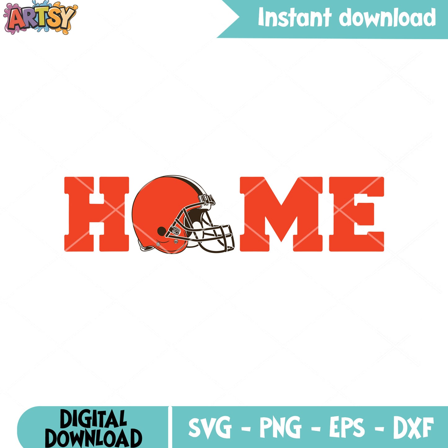Home helmet browns svg, cleveland browns svg, rugby helmet svg