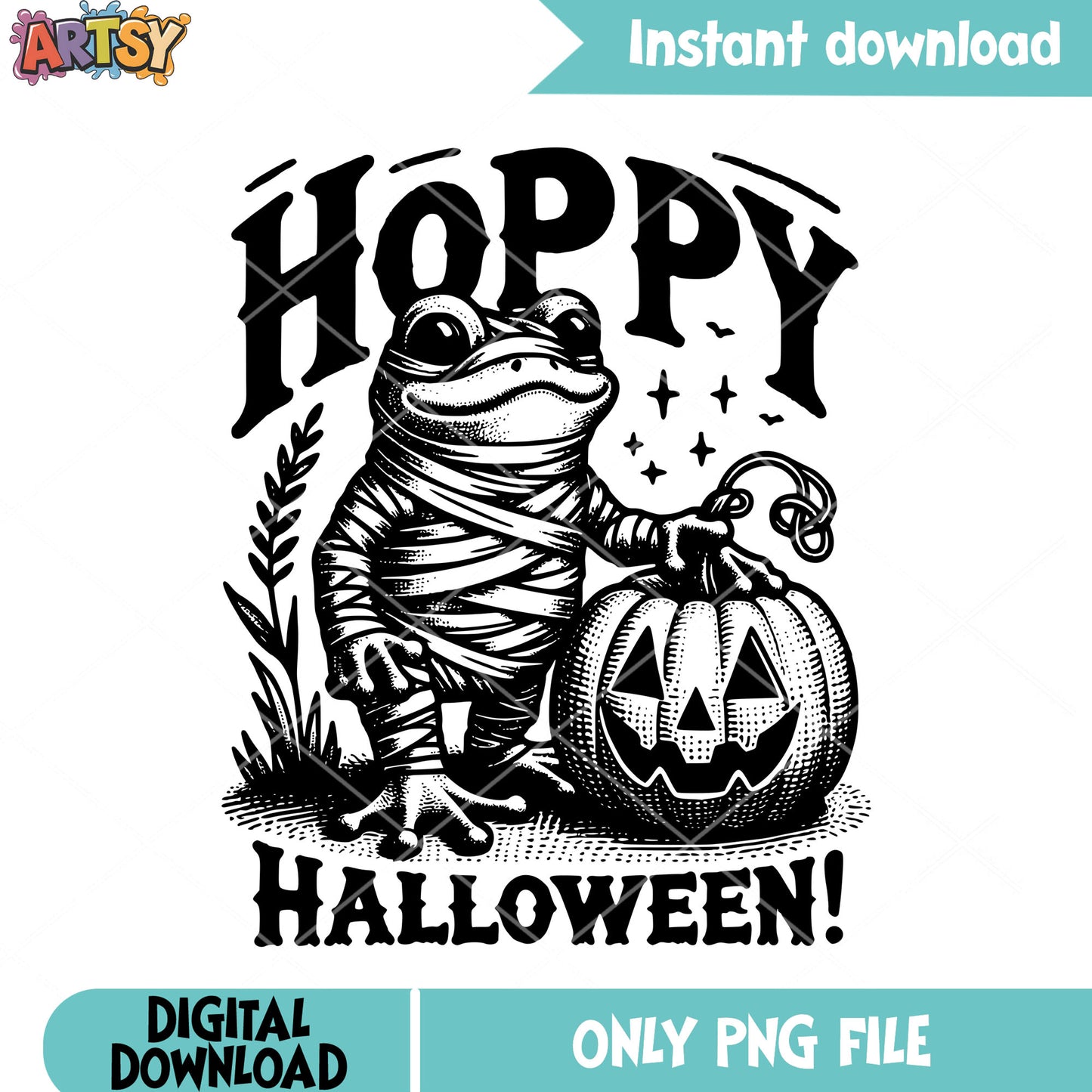 Hoppy halloween png, jack o lantern png, halloween scary png