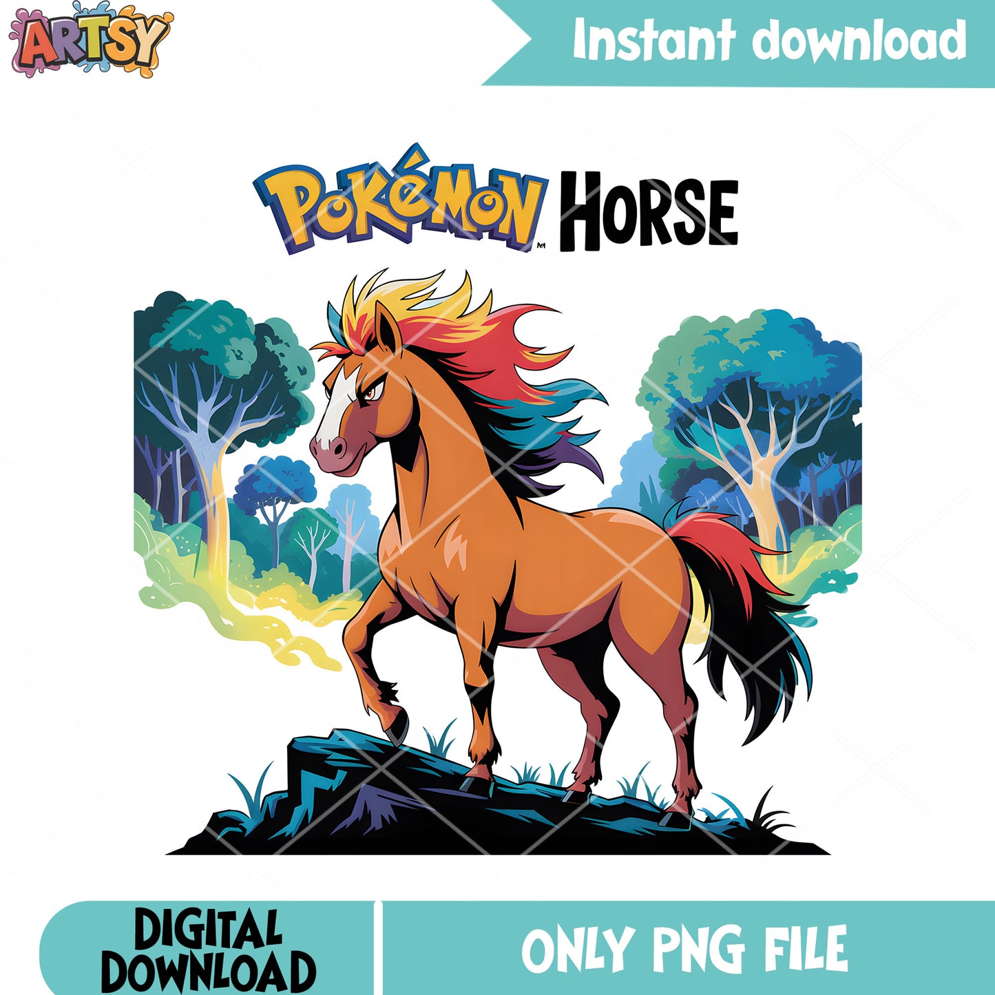 Horse power pokemon png, fakemon png, pokemon gifts png