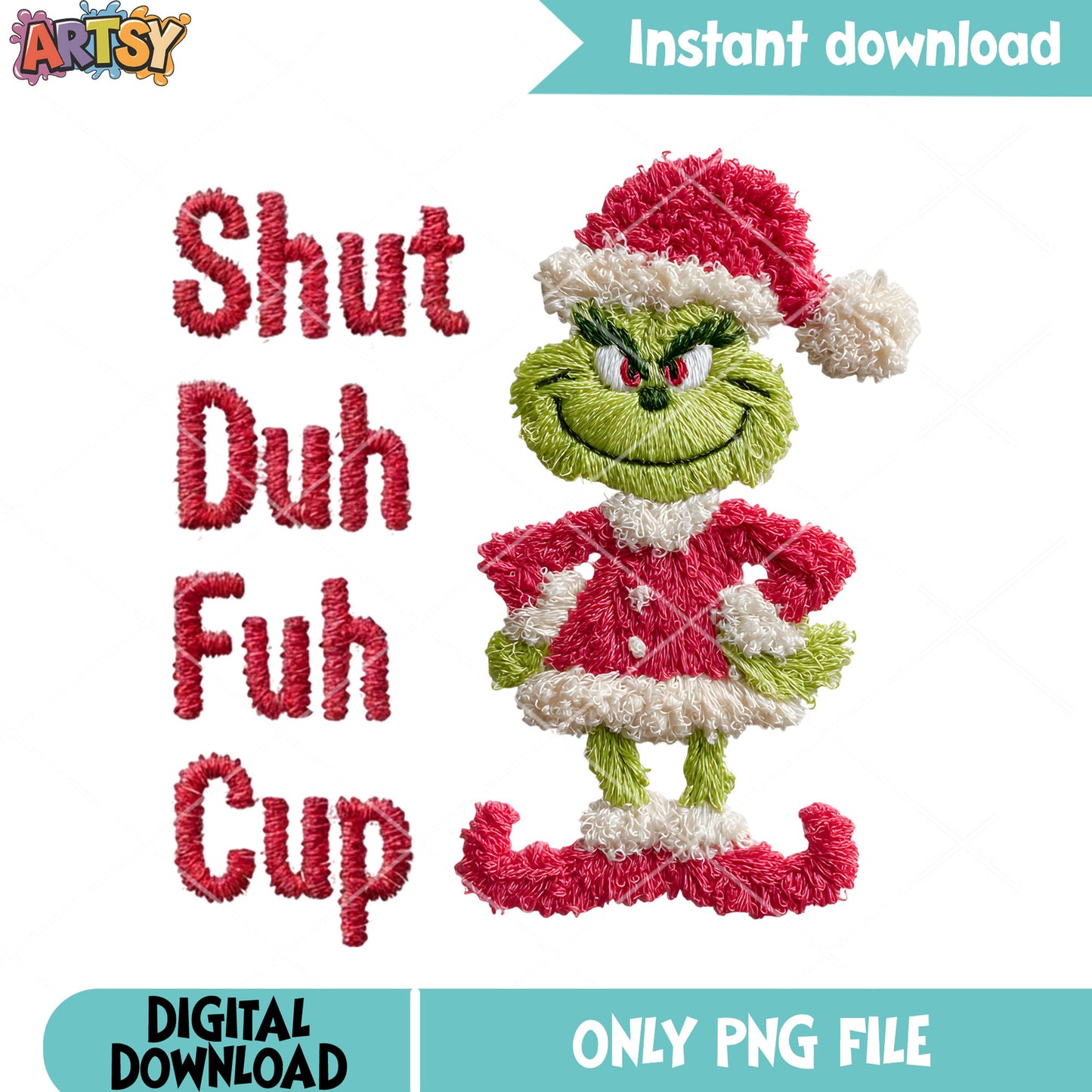 How grinch stole the christmas png, santa claus png, merry christmas png
