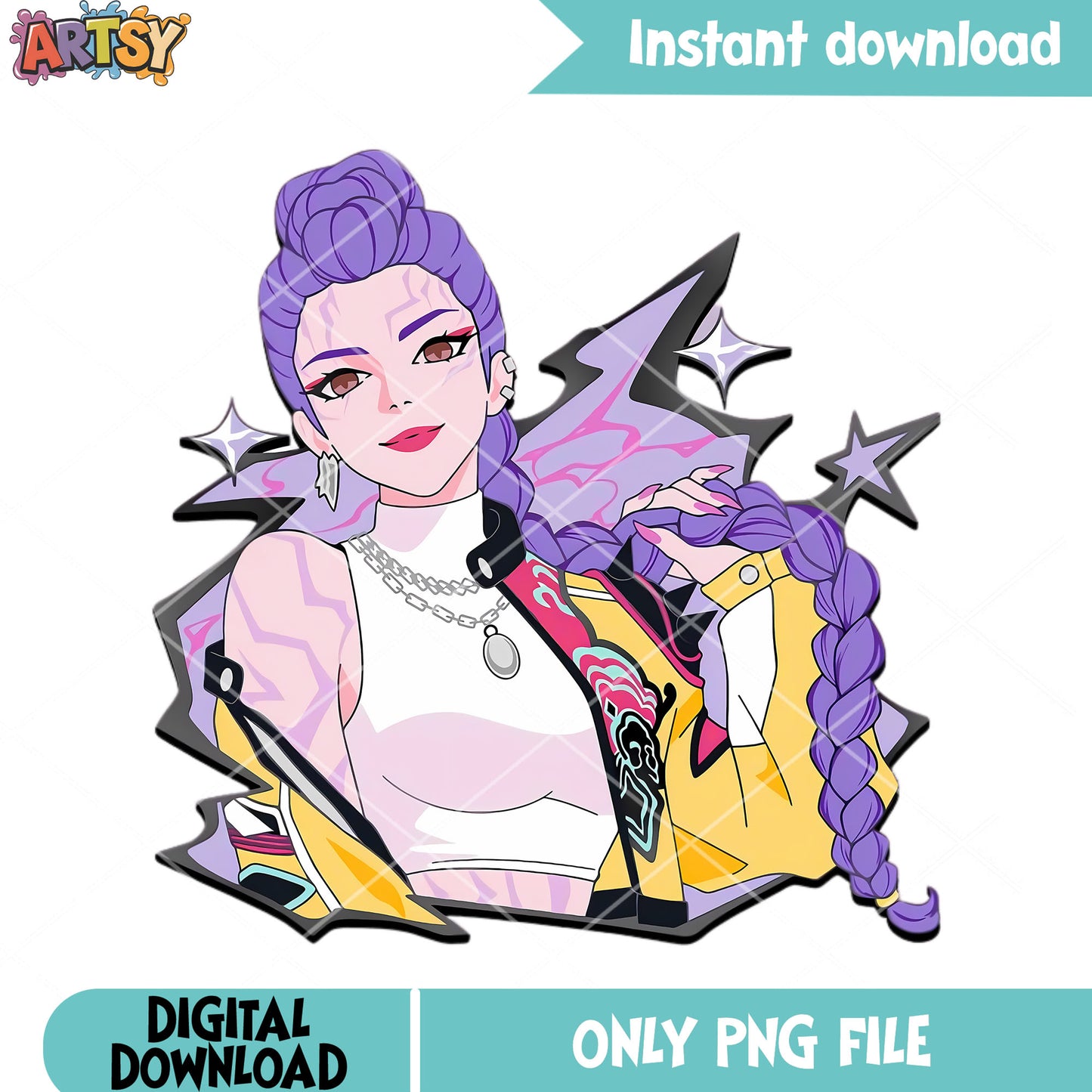 Hunter or demon rumi huntrix png, huntrix png, kpop demon hunters png