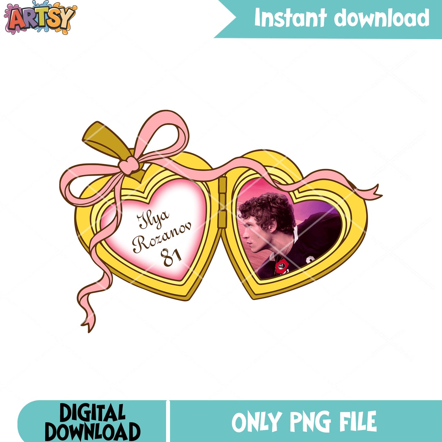 Ilya pendant love png, ilya rozanov png, heated rivalry png