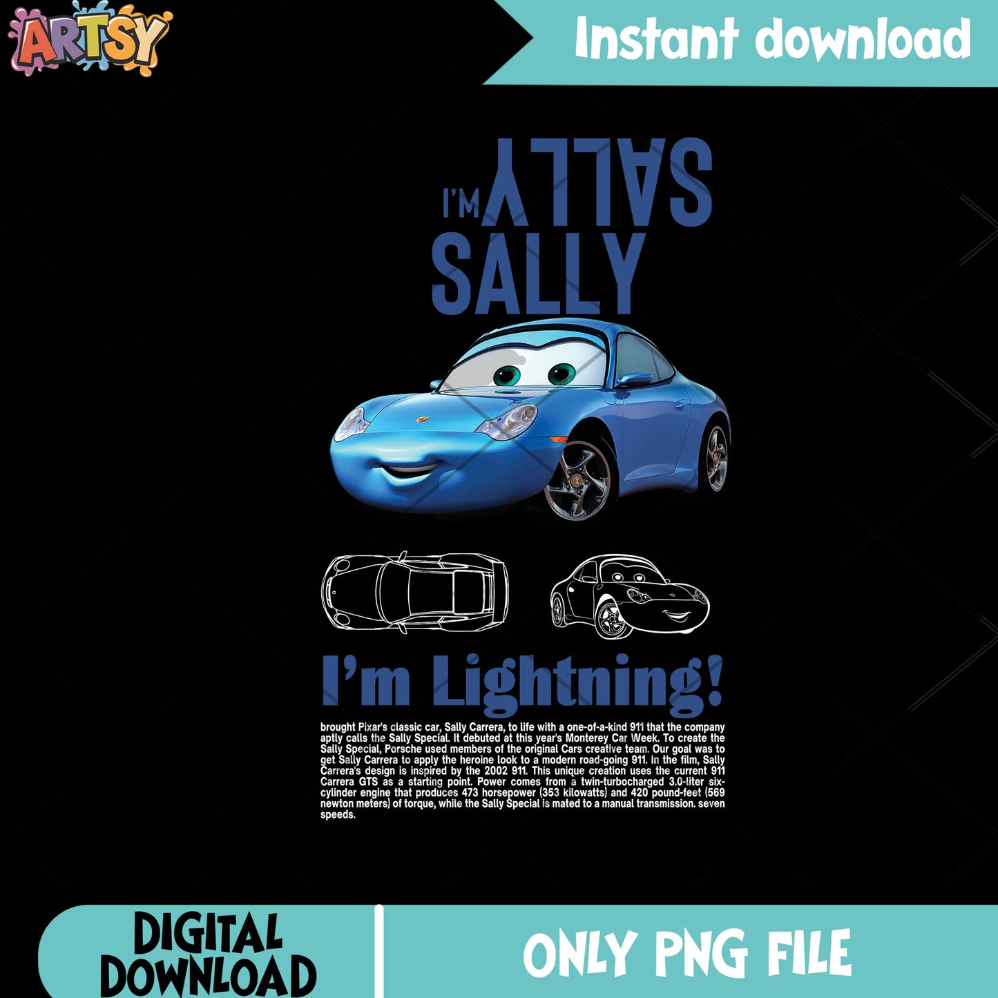 Im Sally Carrera png, Cars movie png, Disney Pixar png