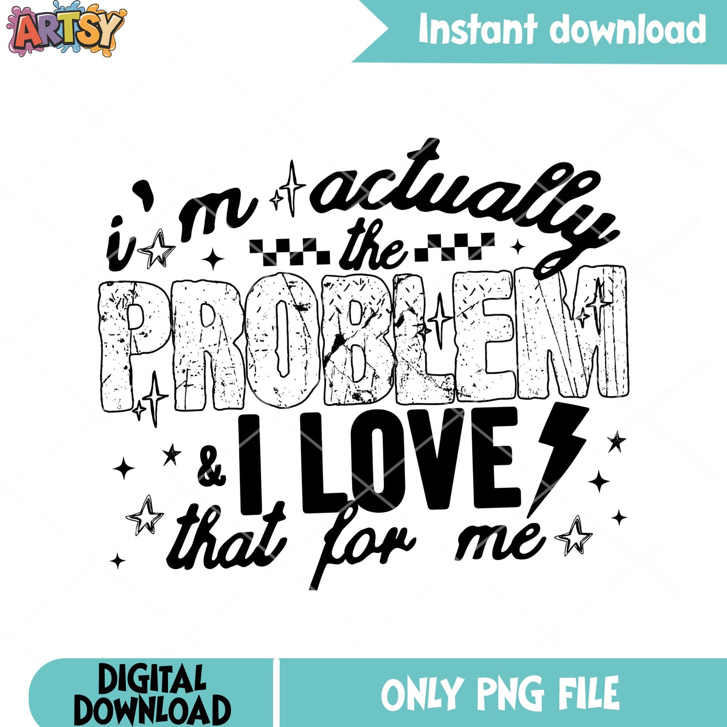 Im actually problem png, big problem png, lightning bolt png