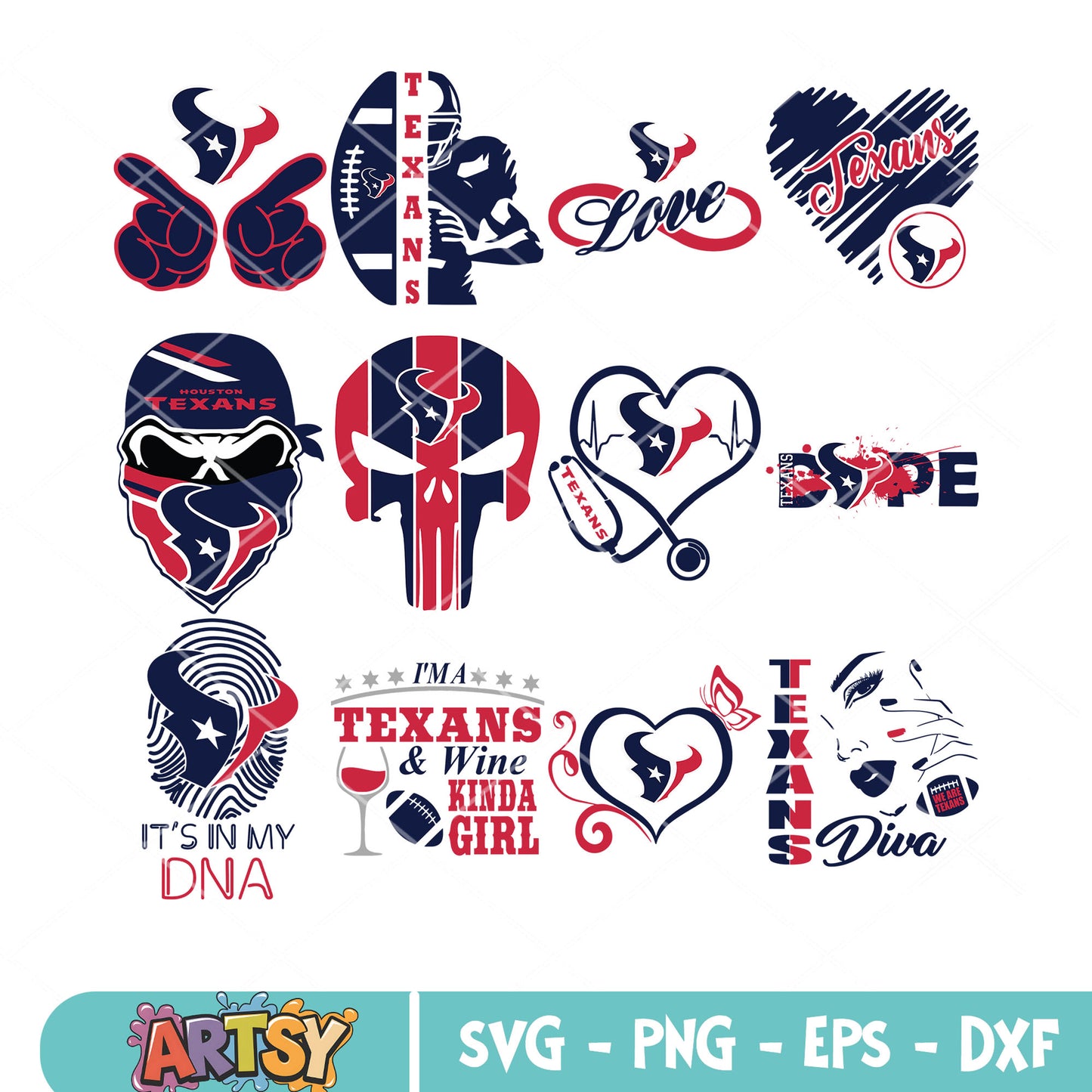 Im a texans wine kinda girl bundle svg, houston texans svg, nfl teams svg
