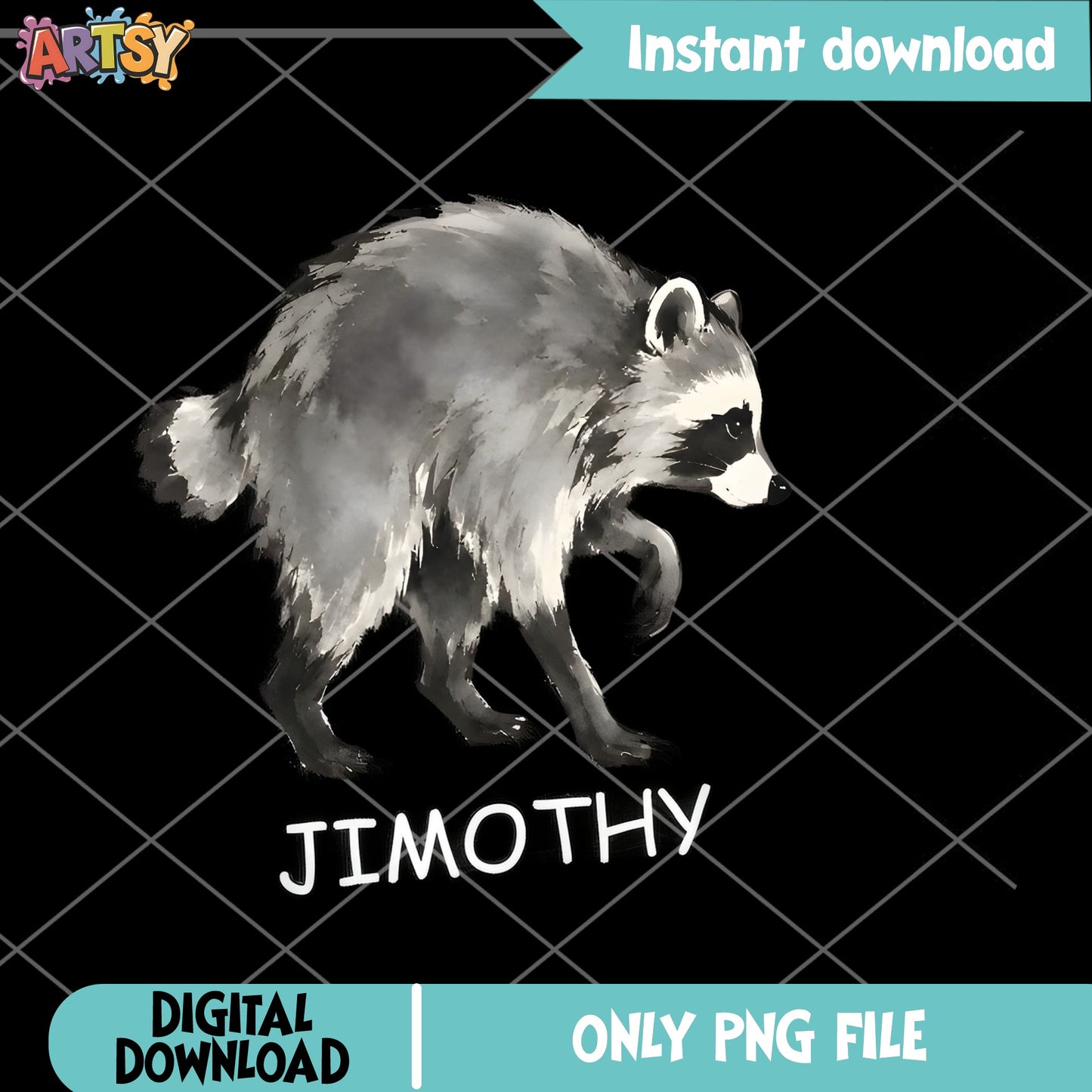 Jimothy Raccoon PNG, Funny Raccoon Meme PNG, Raccoon Lover PNG