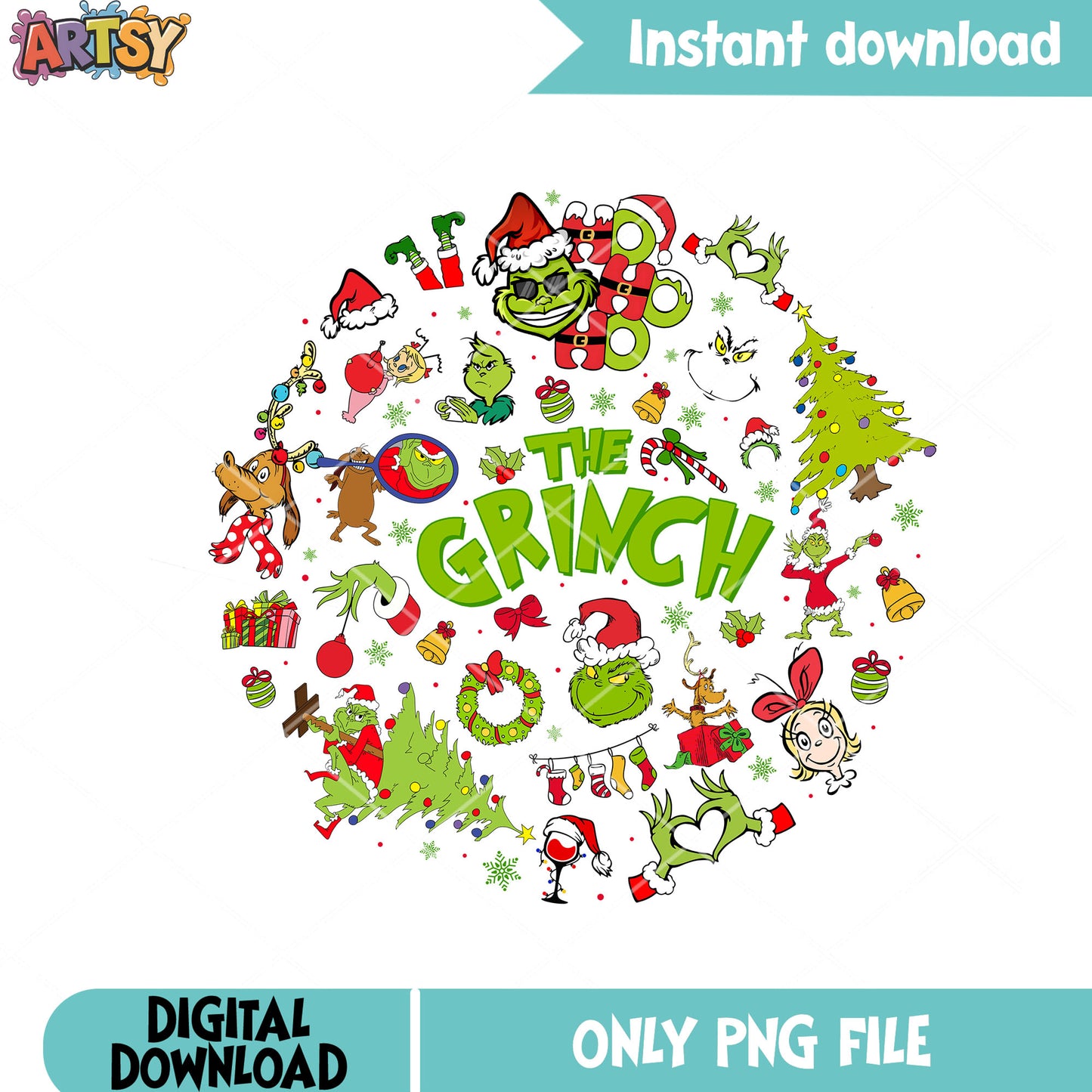 Jingle bell grinch png, the grinch png, how the grinch stole christmas png