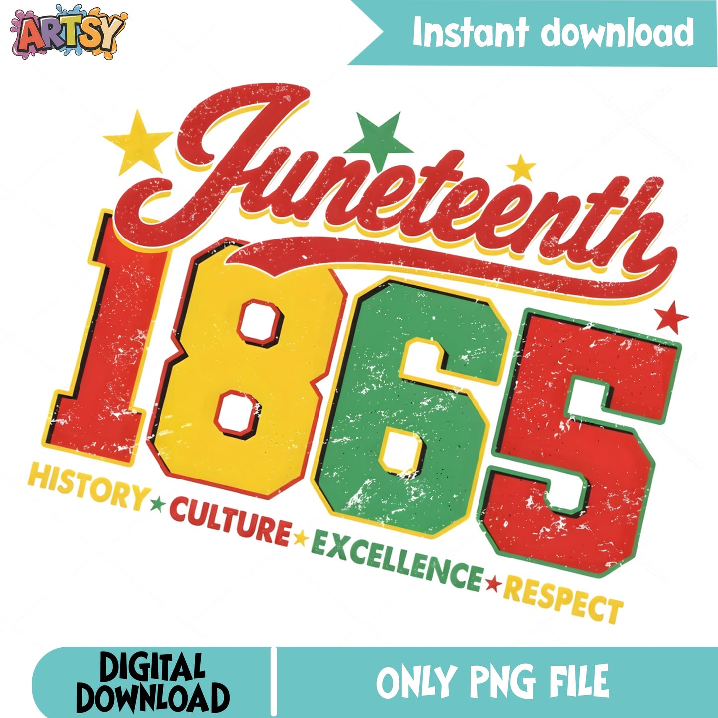 Juneteenth 1865 PNG, Black History Culture Excellence, Juneteenth PNG