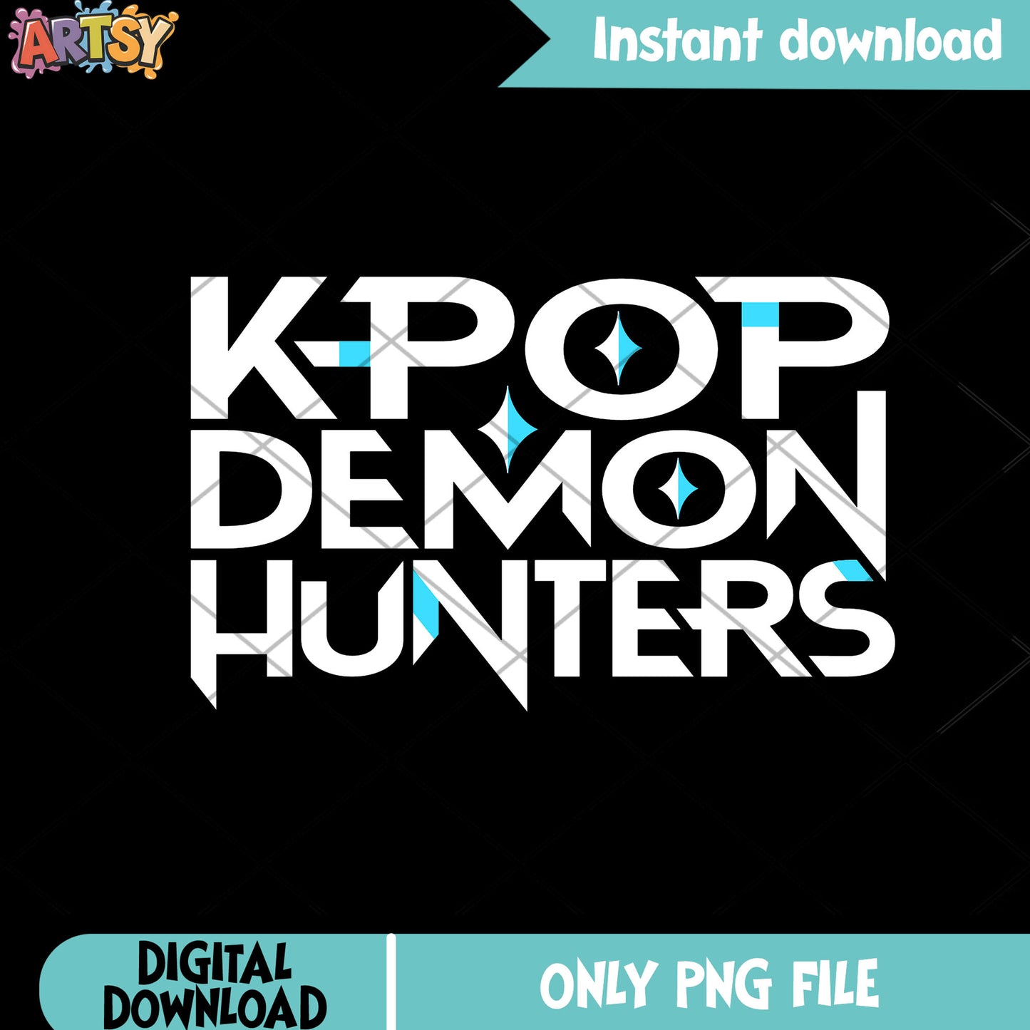 Just a basic kpop logo png, netflix png, kpop demon hunters png