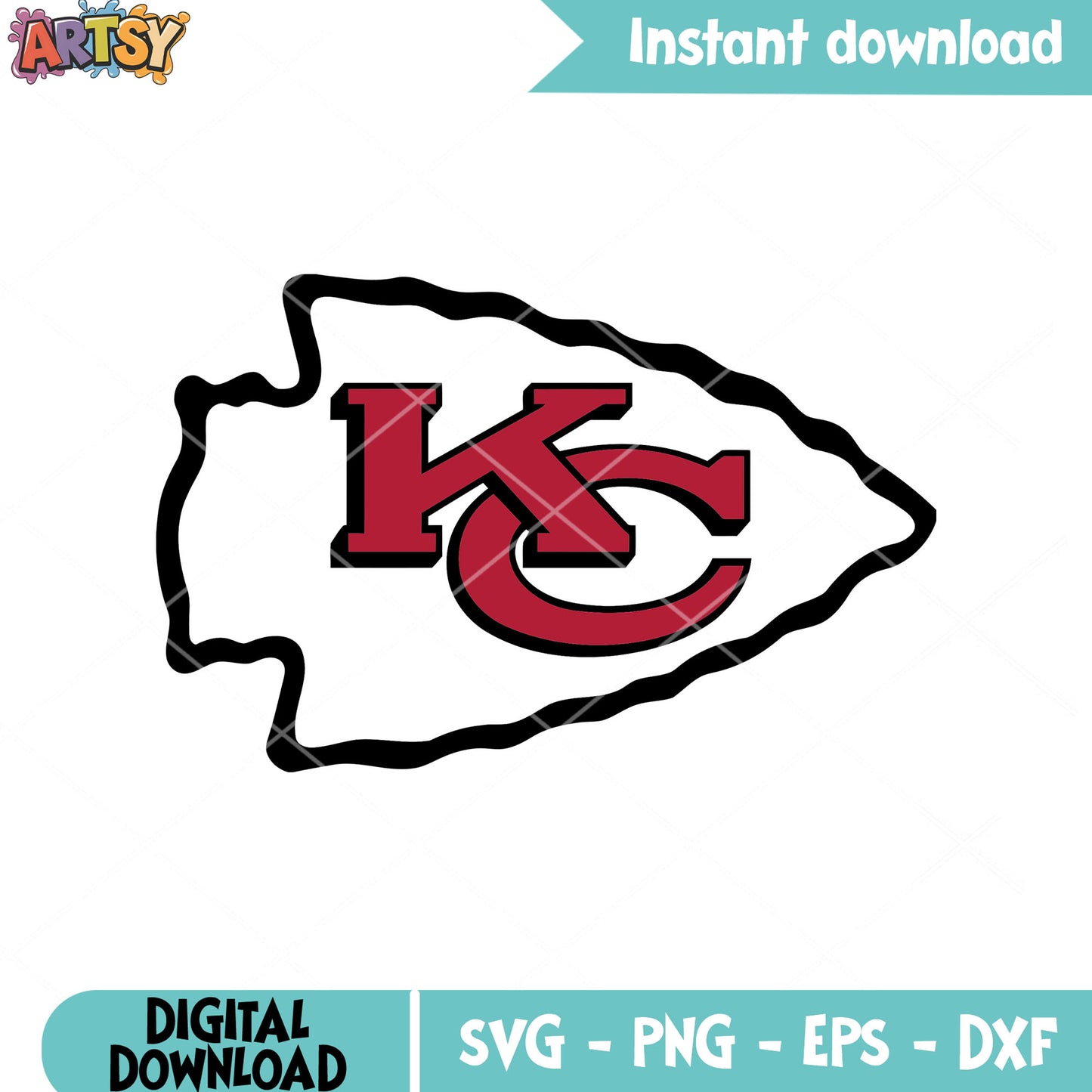 Kansas city chief svg, nfl football team svg, kansas city svg