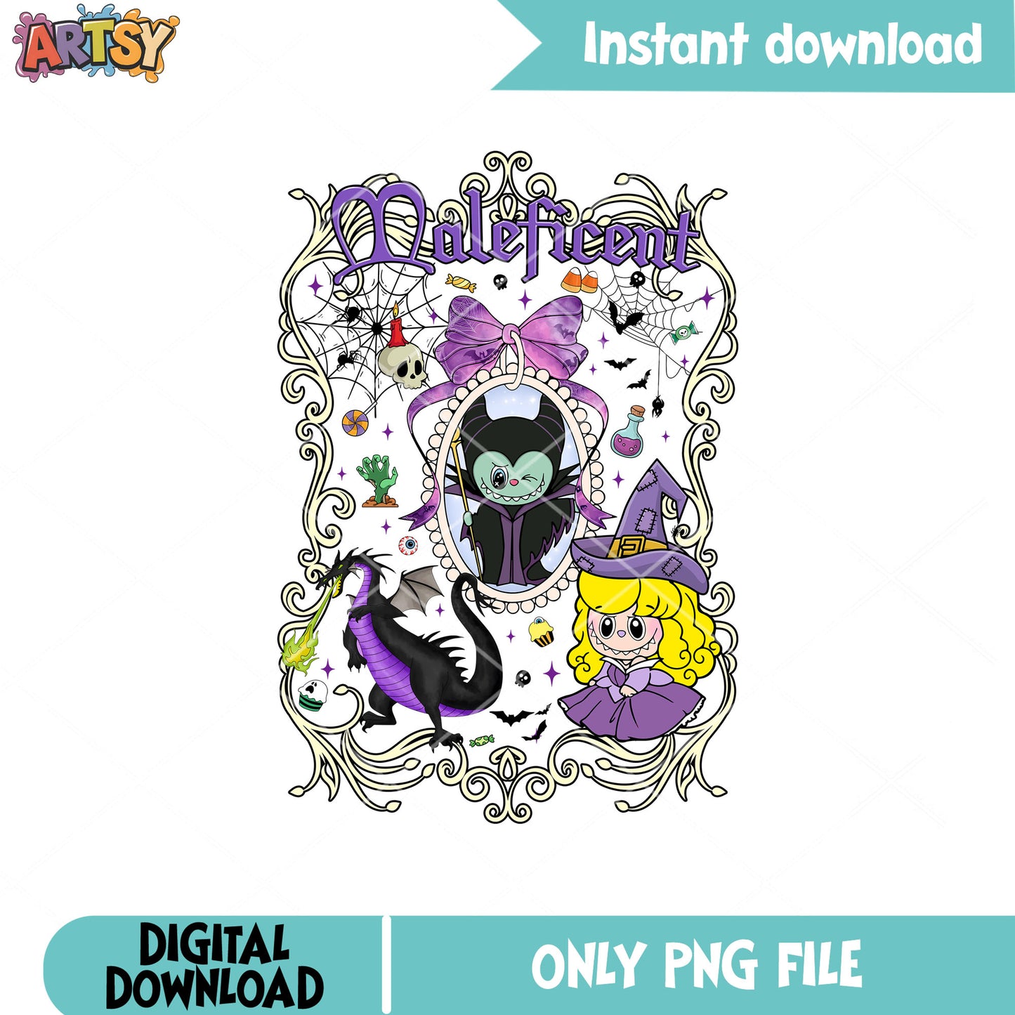Labubu maleficent costume png, disney maleficent png, labubu costume png