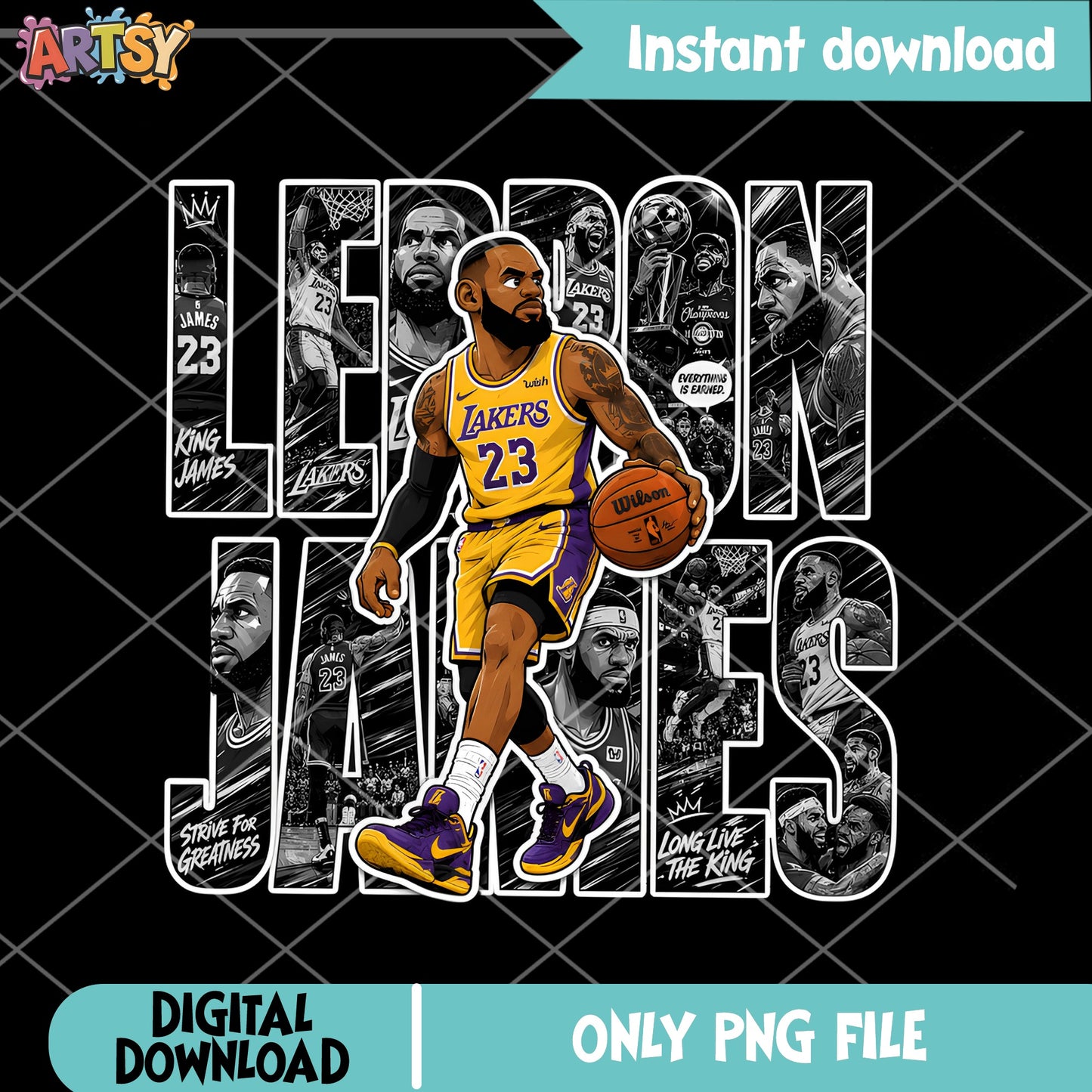 LeBron James Lakers PNG, King James Basketball PNG, NBA PNG