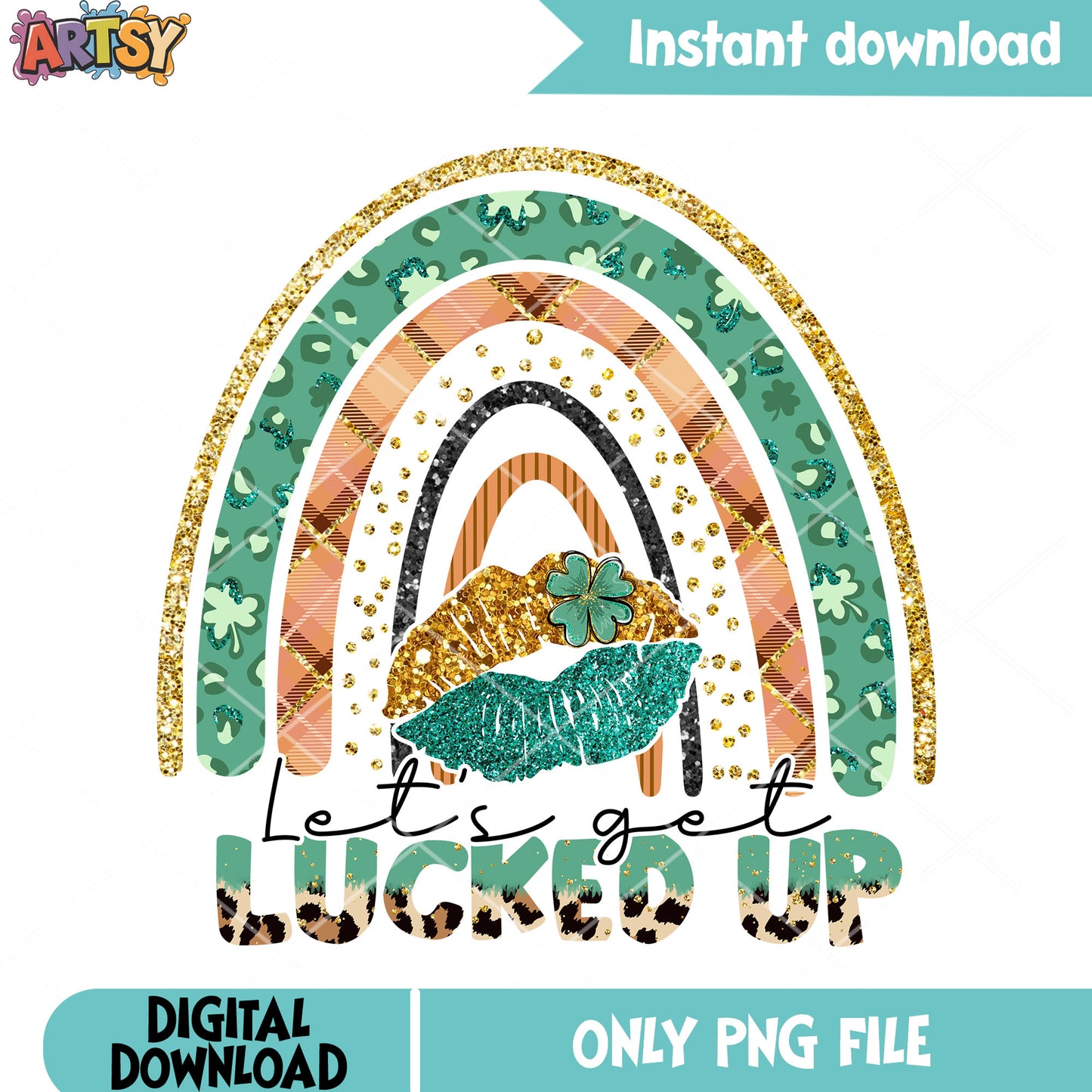 Lips patrick day png, lucky irish shirt png, st patricks png