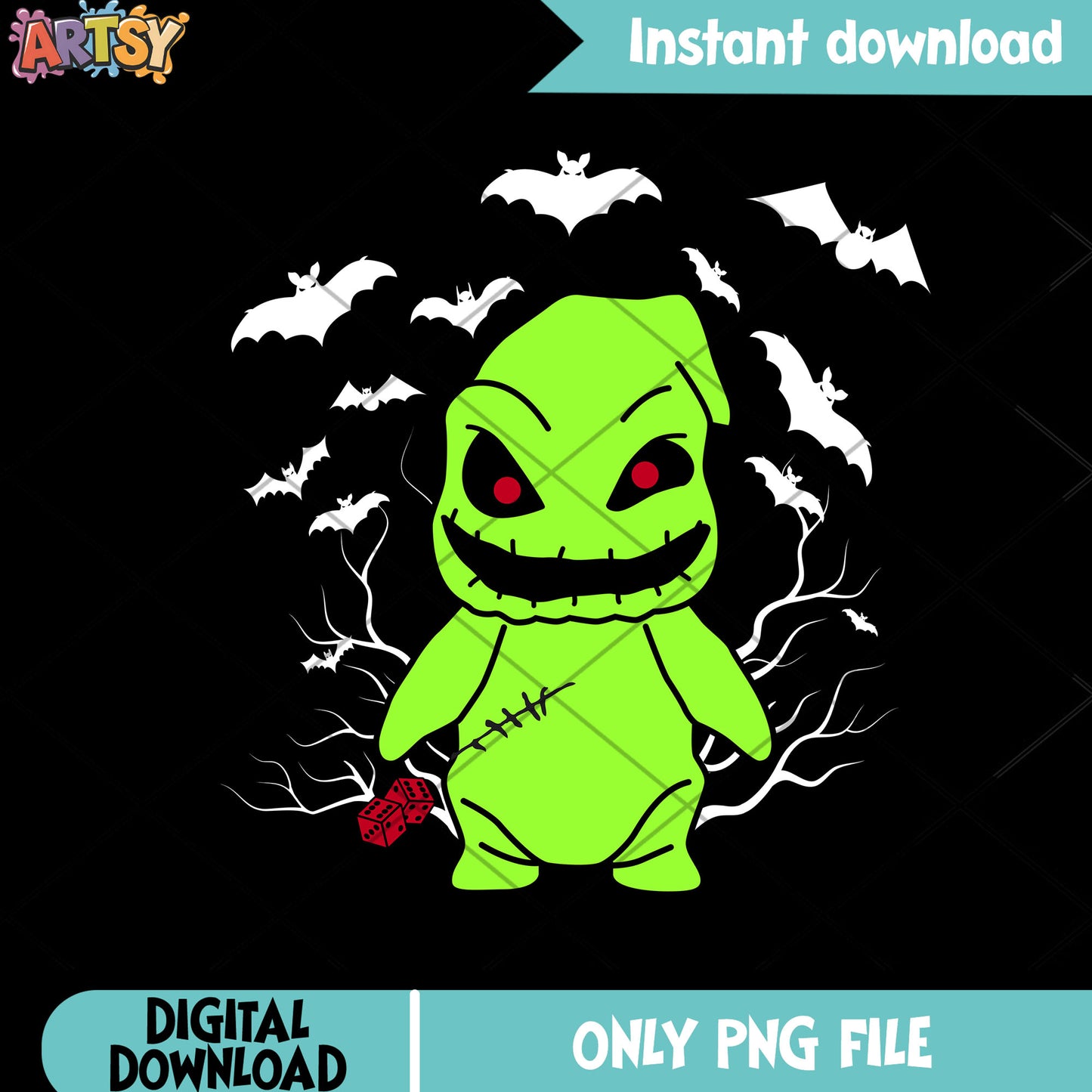 Little oogie boogie svg, green monster costume svg, halloween svg