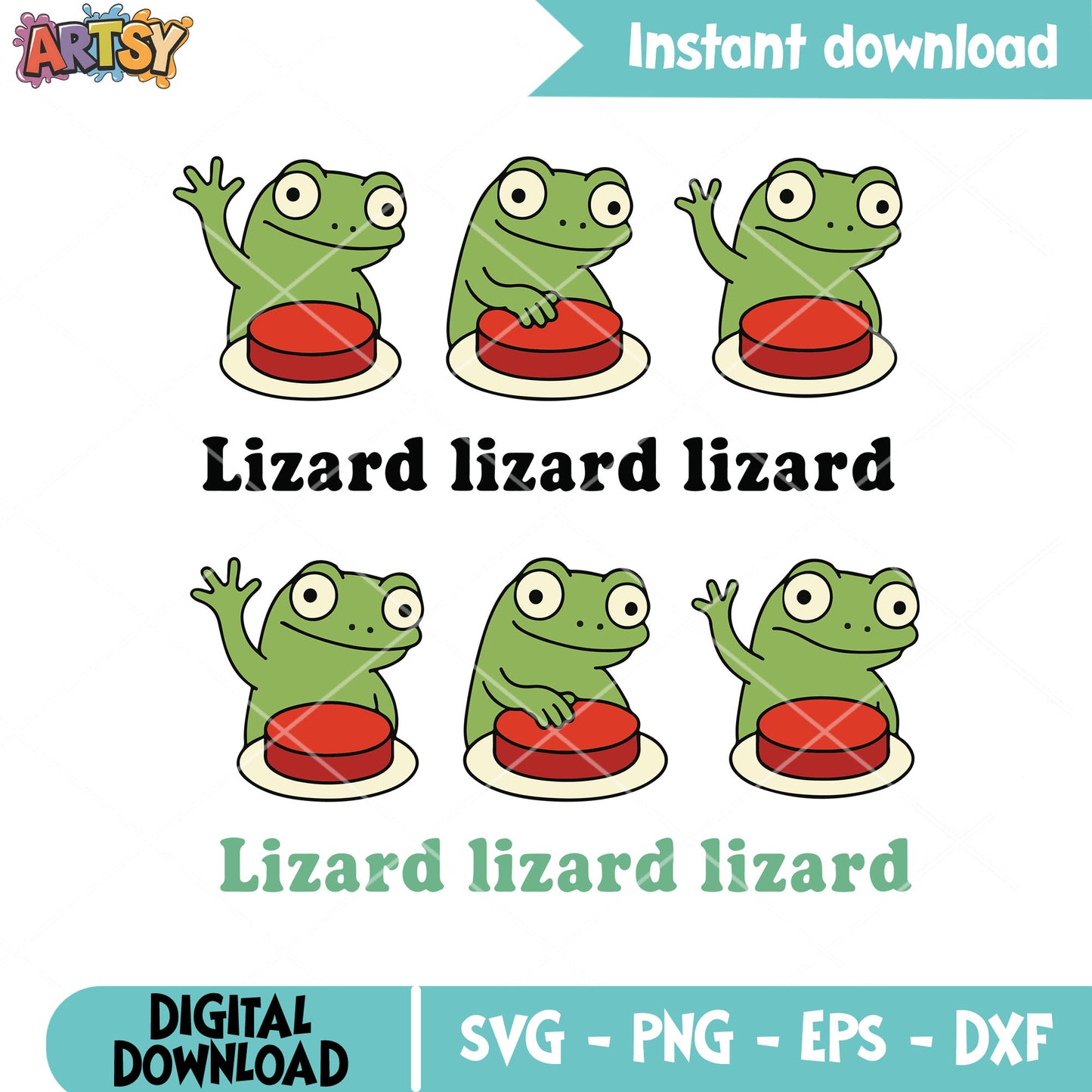 Lizard enter meme svg, lizard meme svg, lizard lizard lizard svg