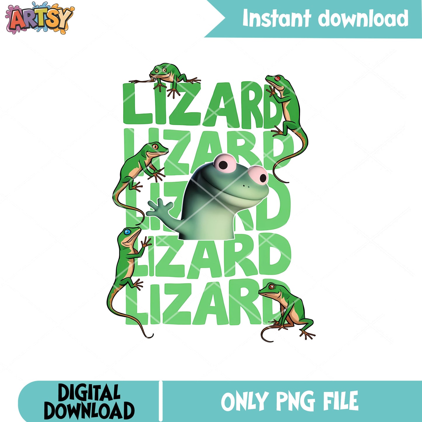 Lizard funny text design png, lizard meme png, funny lizard png