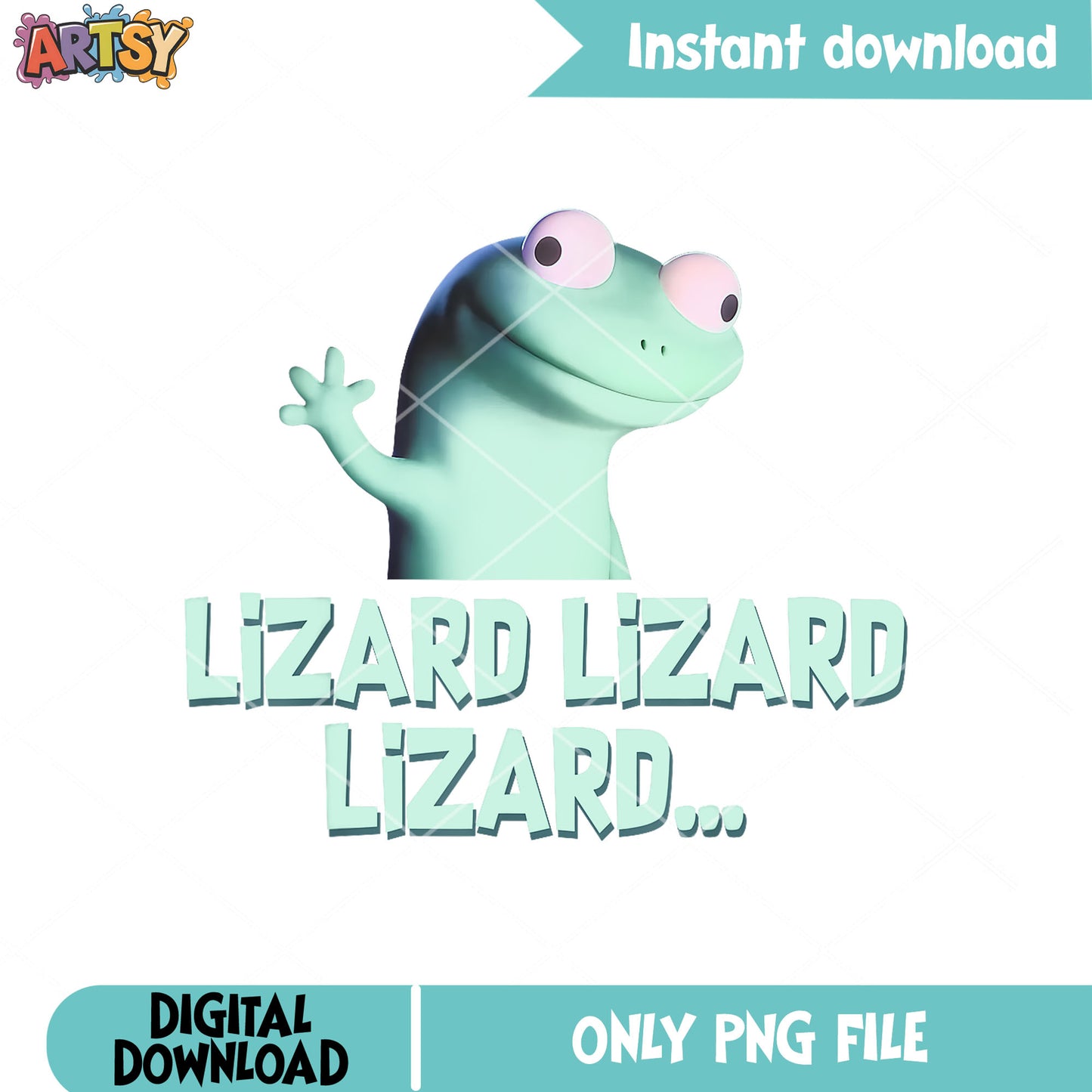 Lizard say hello file png, lizard meme png, lizard lizard lizard png