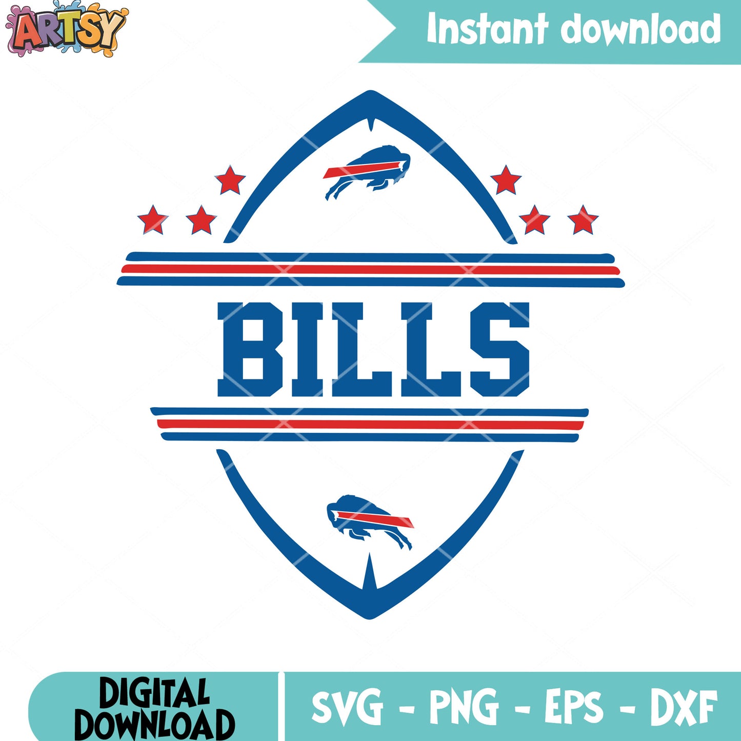 Logo Bills football team svg, nfl logo svg, buffalo bills svg