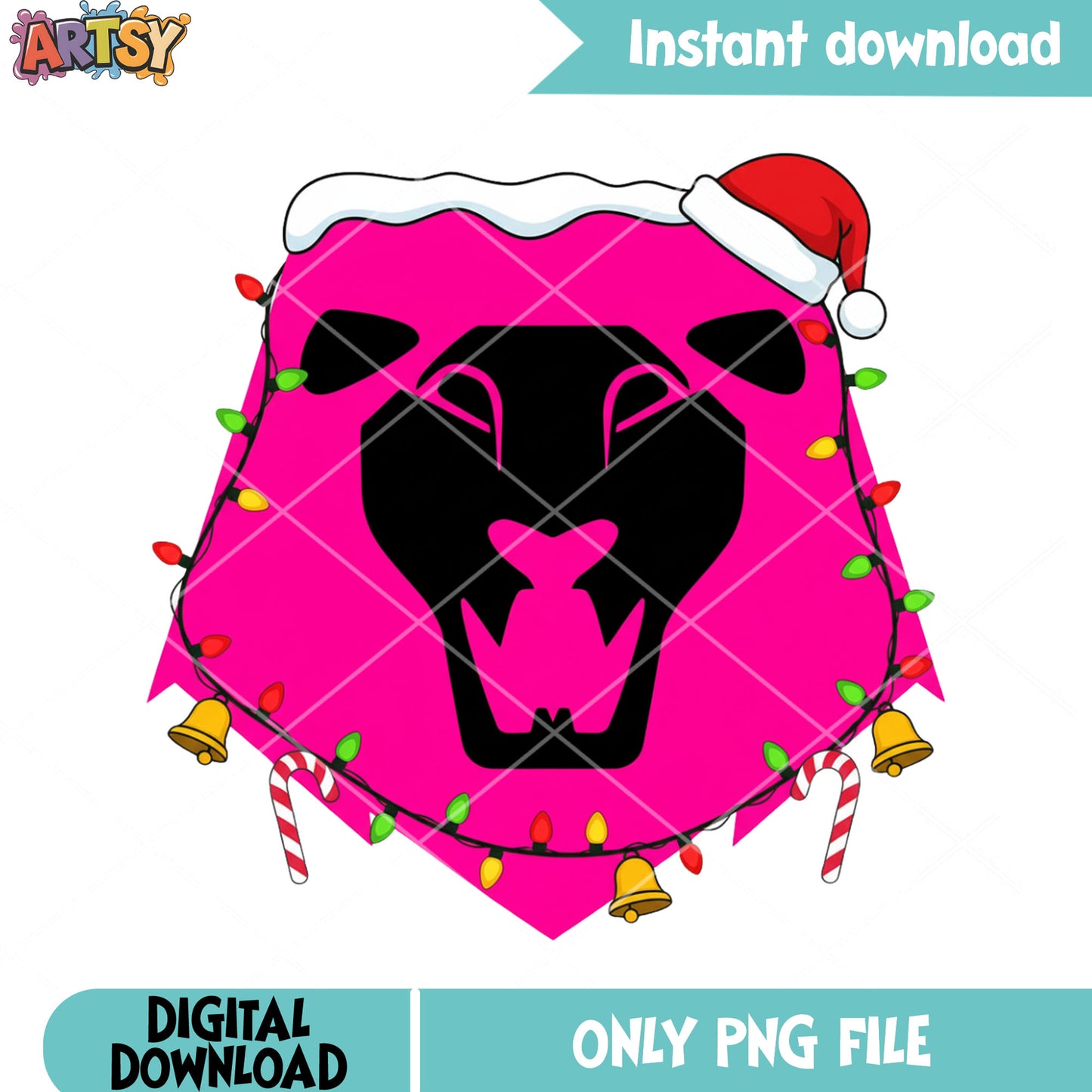 Logo kpop saja boys christmas logo png, huntrix png, santa hat png