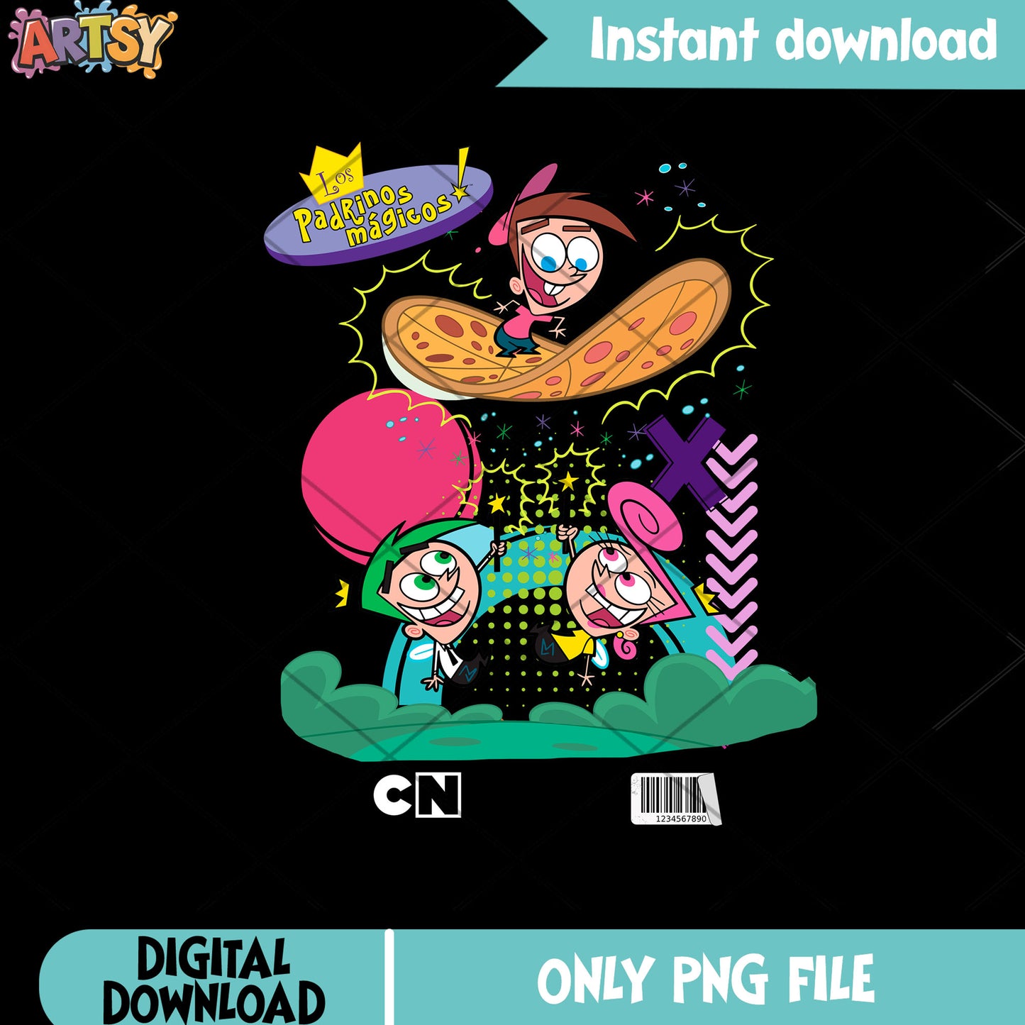 Los Padrinos Mágicos png, Cosmo and Wanda png, Cartoon Network png