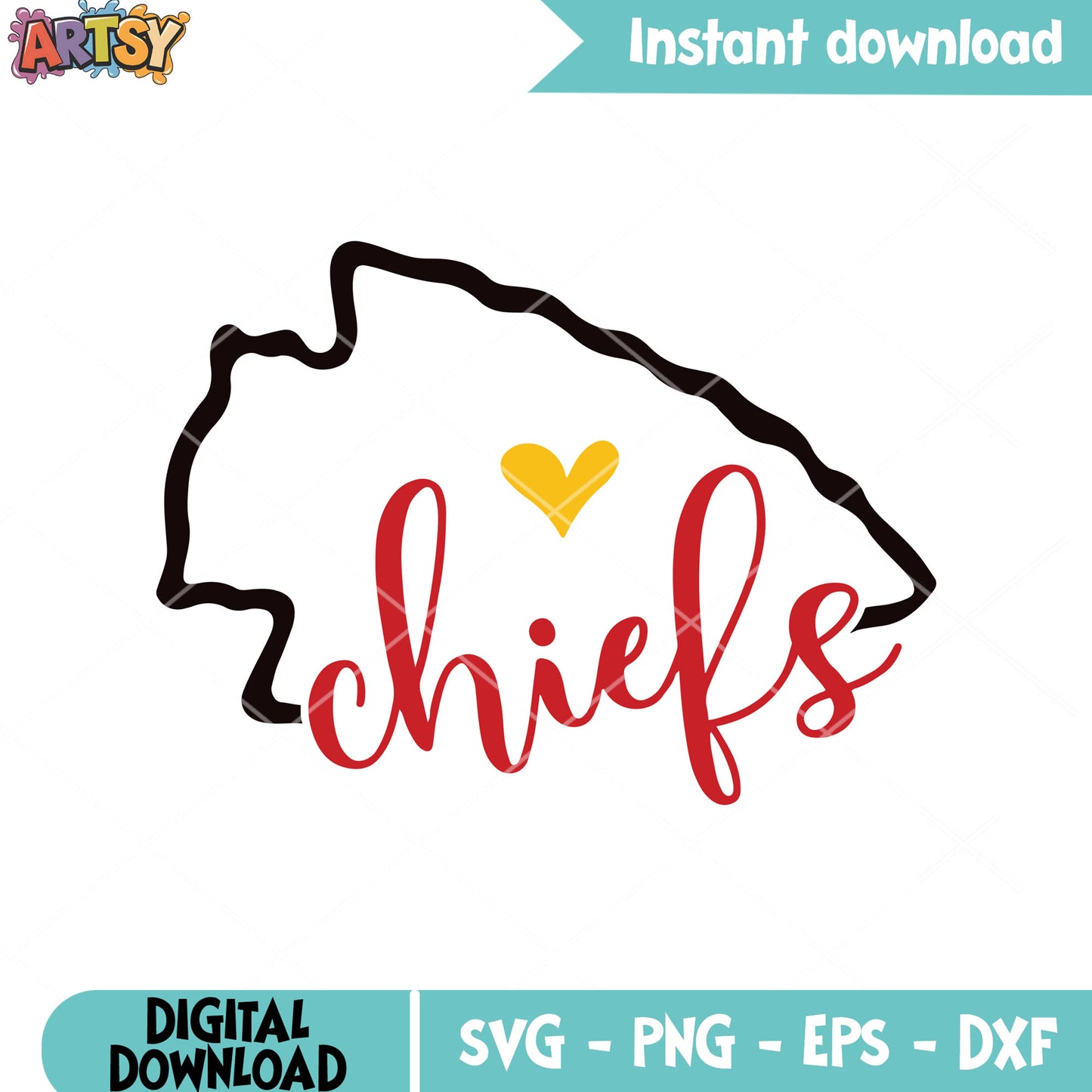 Love chiefs city kansas svg, kc chiefs svg, nfl teams svg