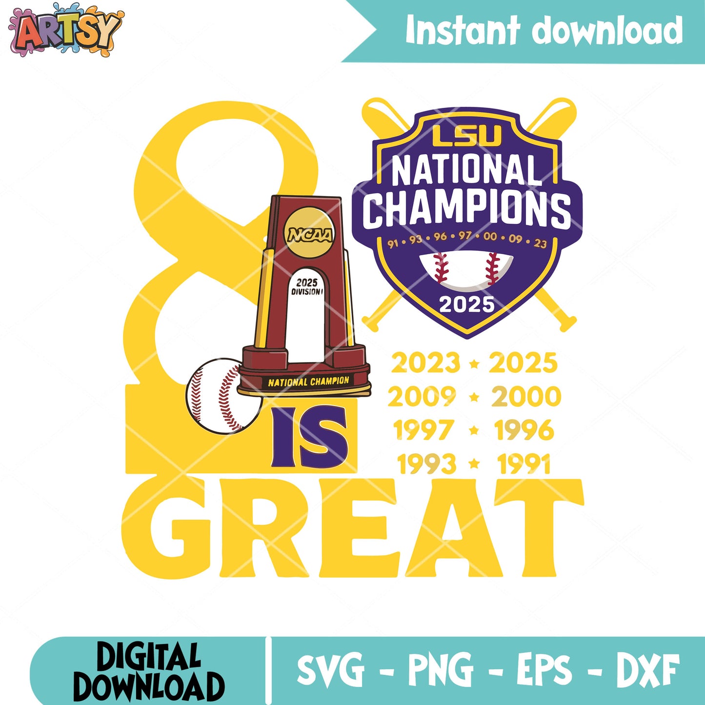 Lsu tigers is great svg, geauxmaha tigers svg, lsu tigers svg