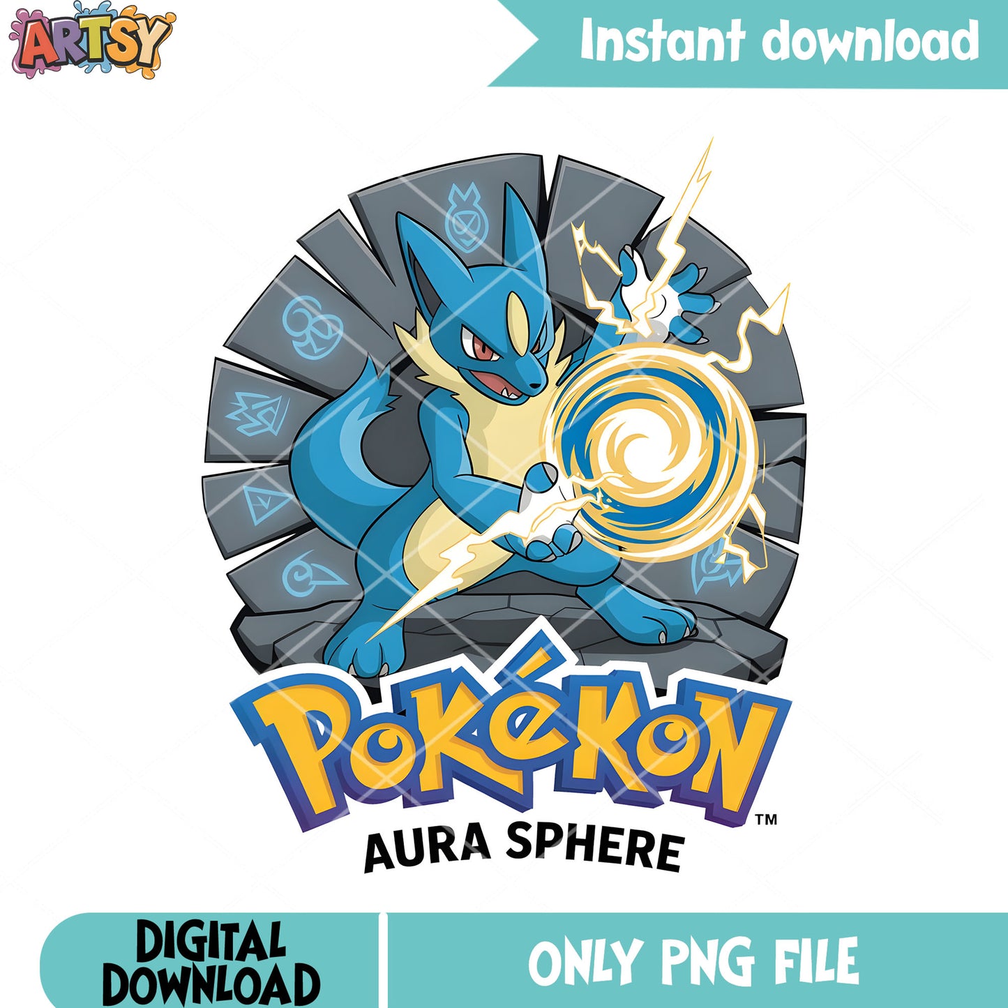 Lucario sphere aura pokemon png, pokemon card png, pokemon lucario png