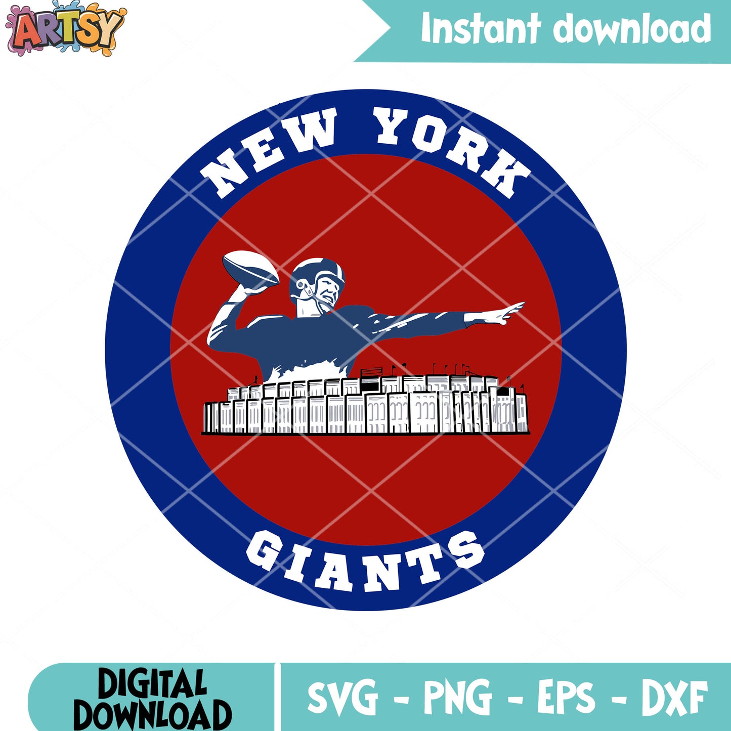 Melife stadium giants svg, ny giants svg, america football conference svg