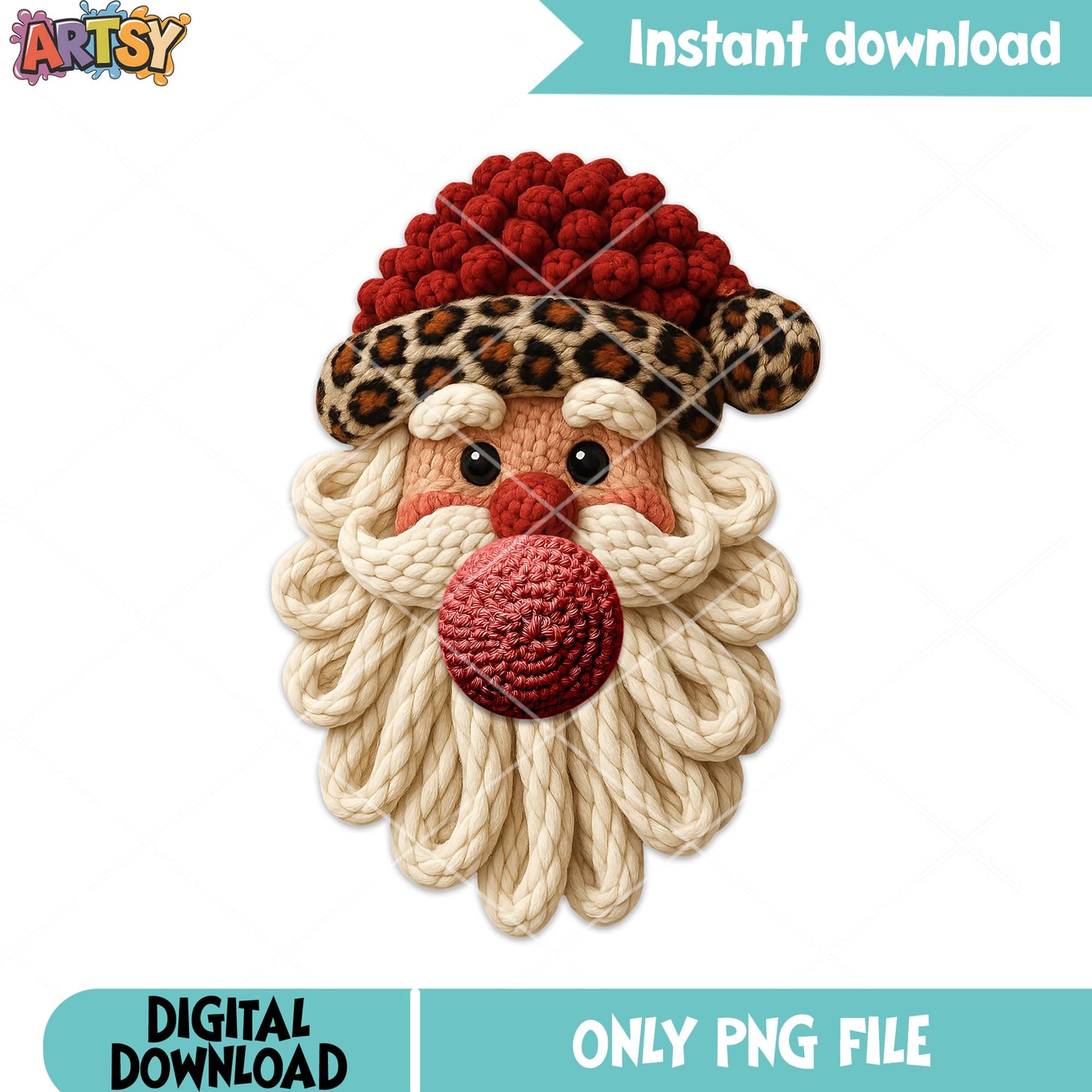 Merry Christmas old man png, santa hat png, santa claus png