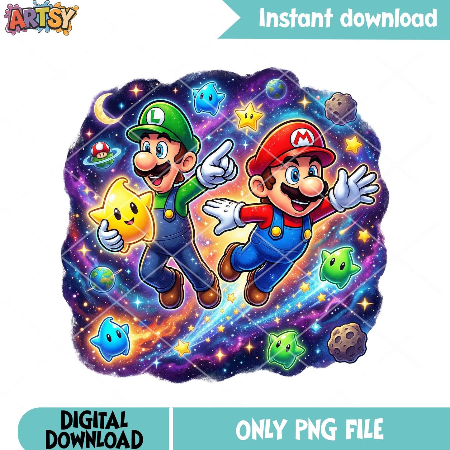 Meteoroid luigi galaxy vibes png, luigi and mario png, nintendo games png