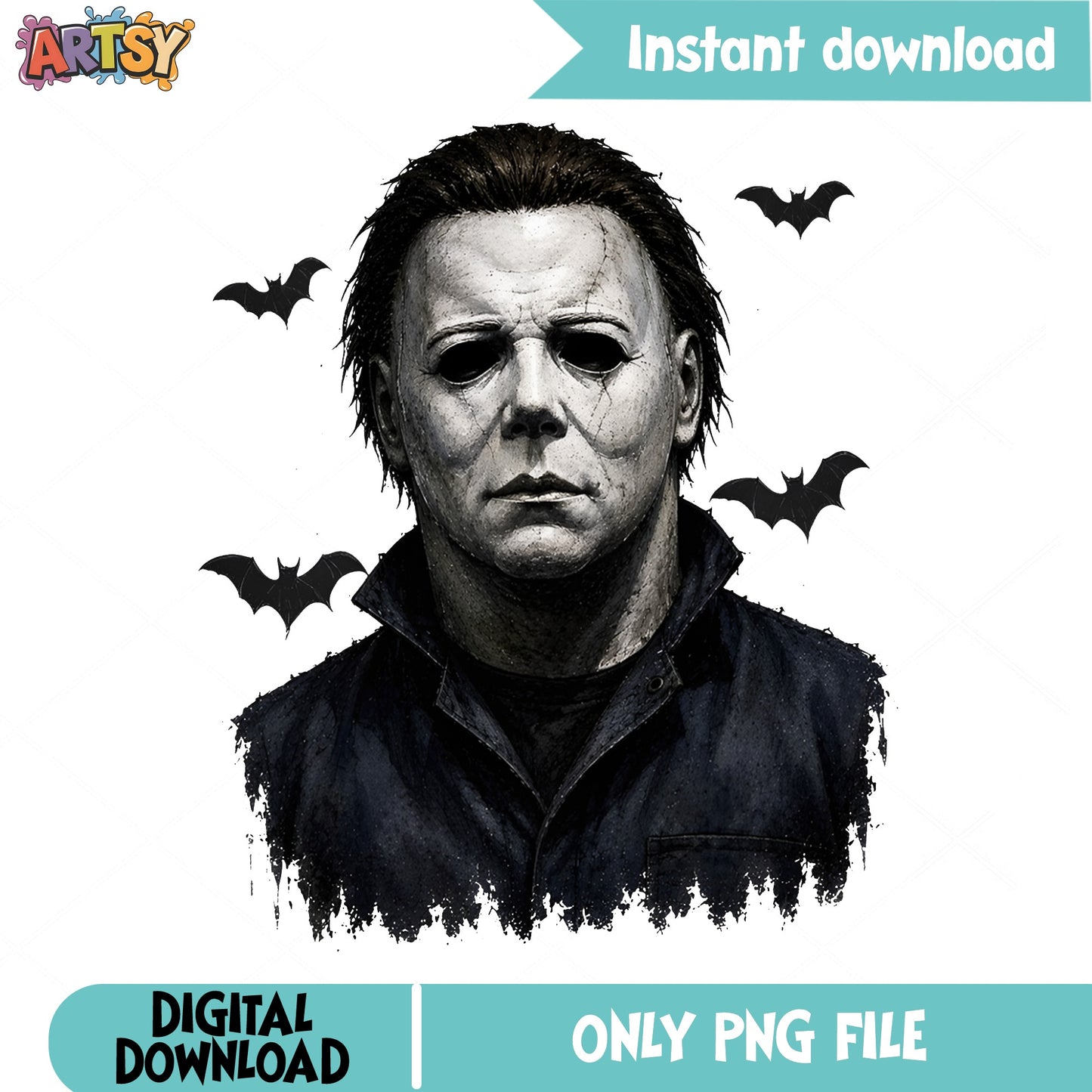 Michael Myers Halloween PNG, Horror Movie PNG, Halloween PNG