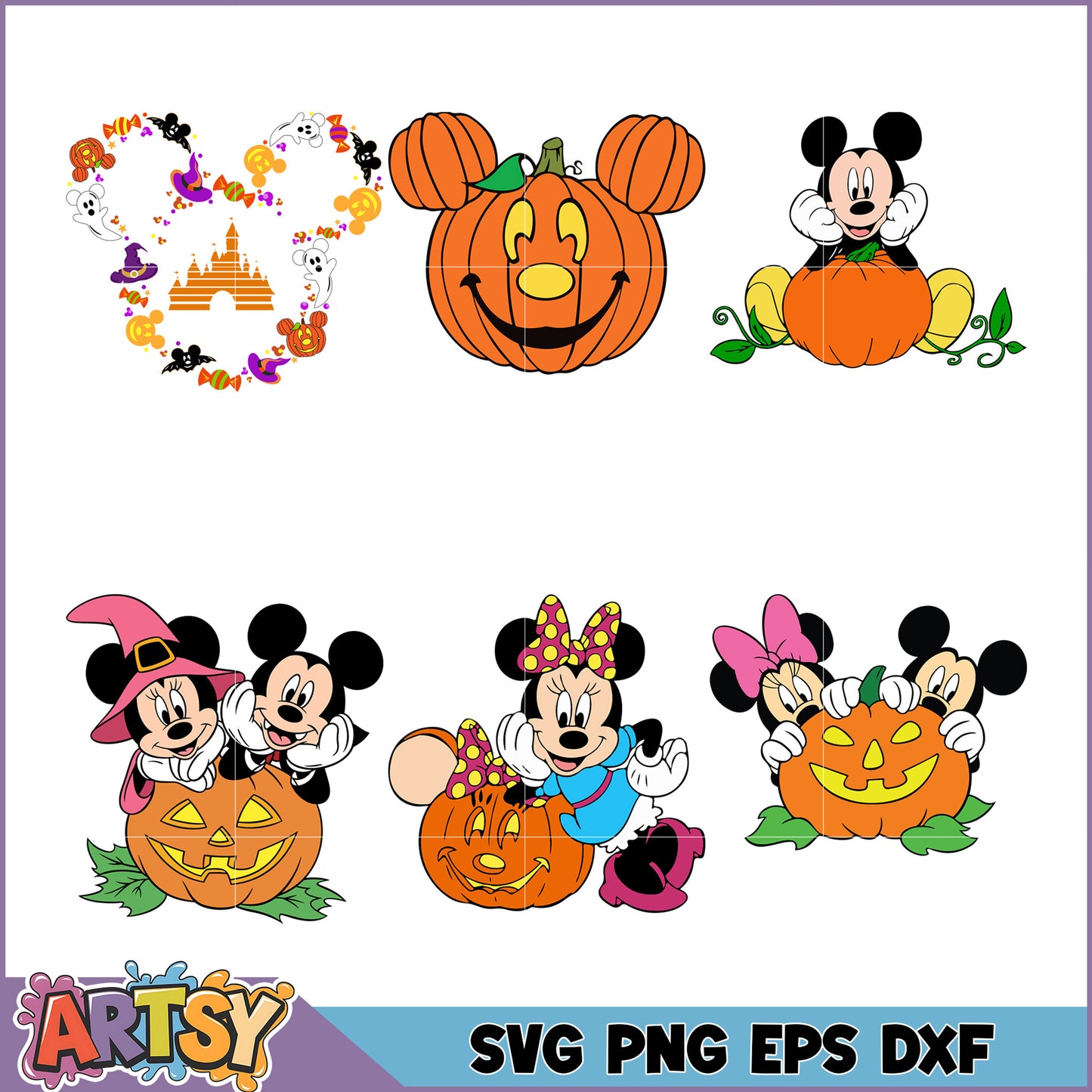 Mickey Mouse Halloween SVG Bundle